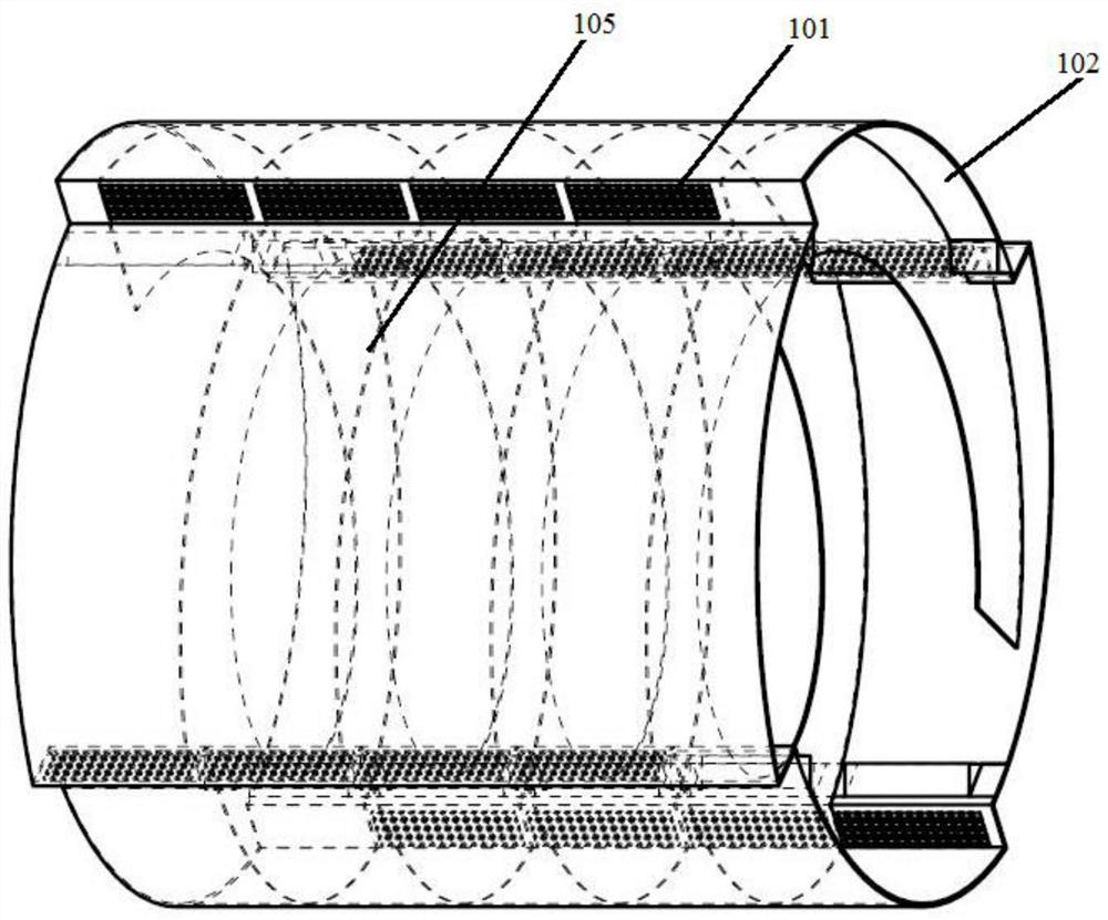 Roller for part cleaning in thermal treatment process for continuous type mesh belt furnace and cleaning machine