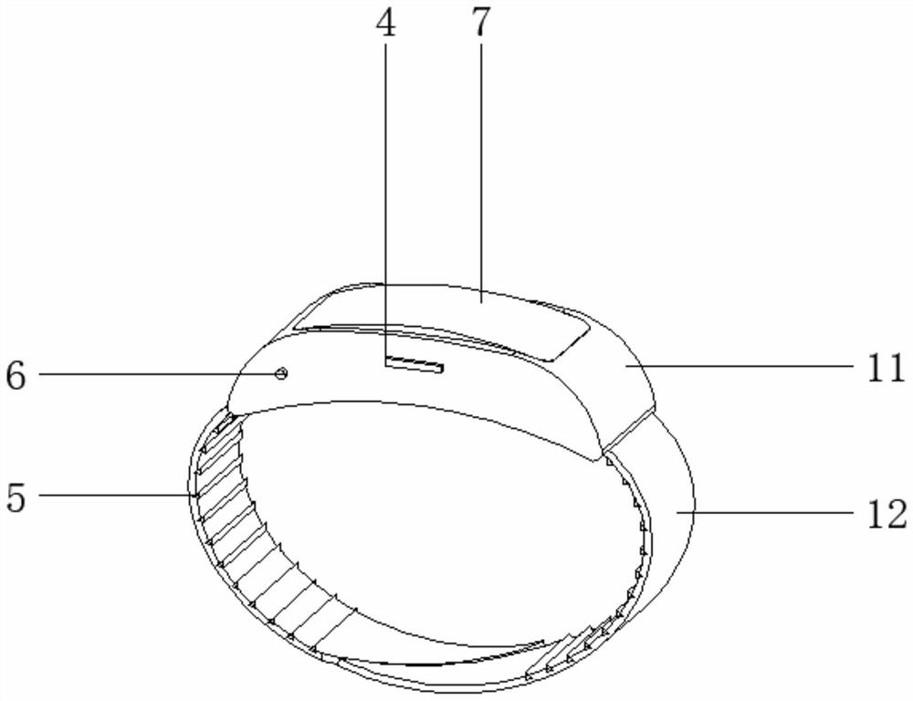 Intelligent wearable device of Bluetooth earphone