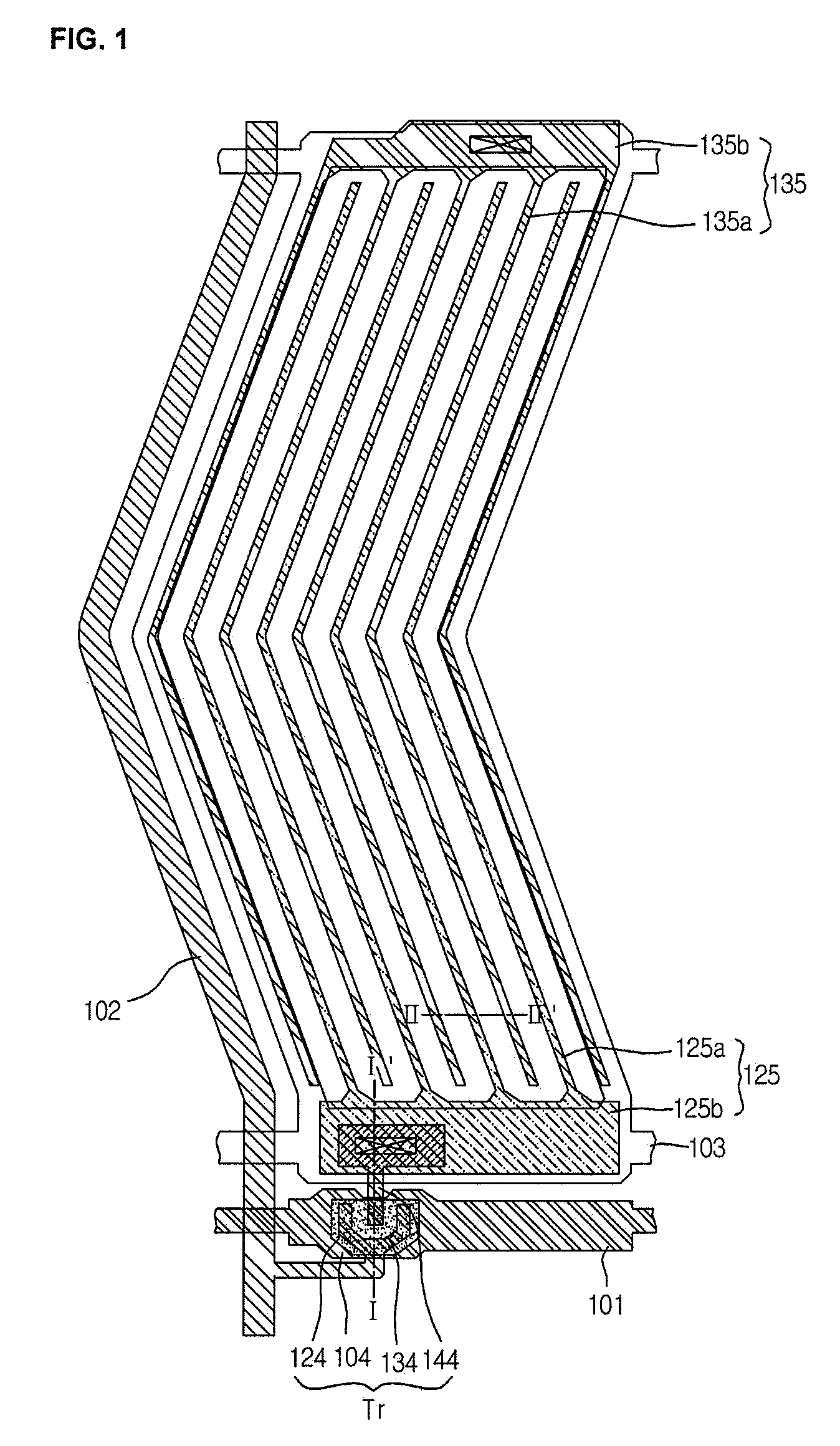 In-plane-switching mode liquid crystal display device