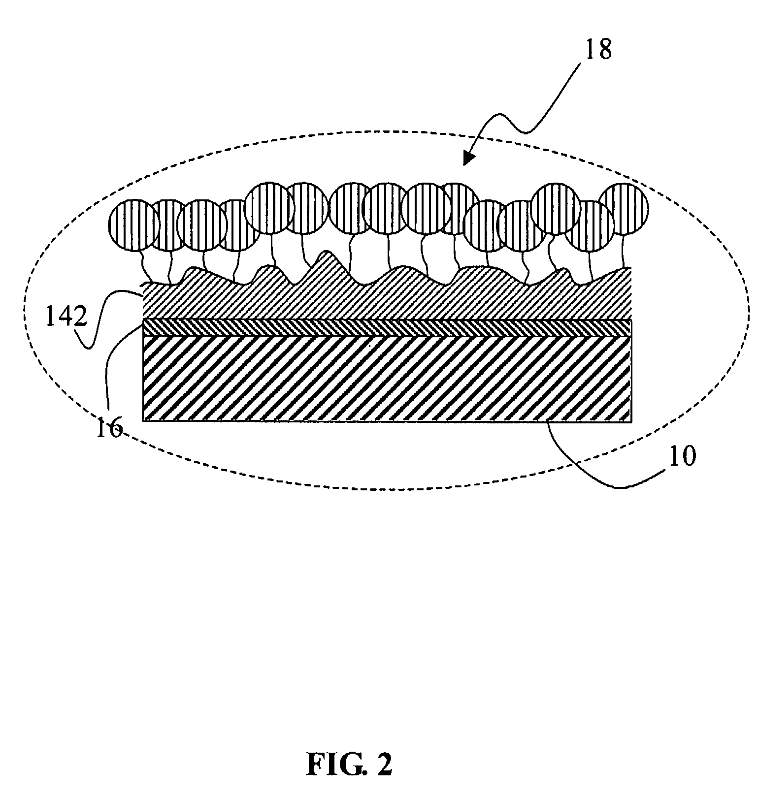 Coronary stent having a surface of multi-layer immobilized structures