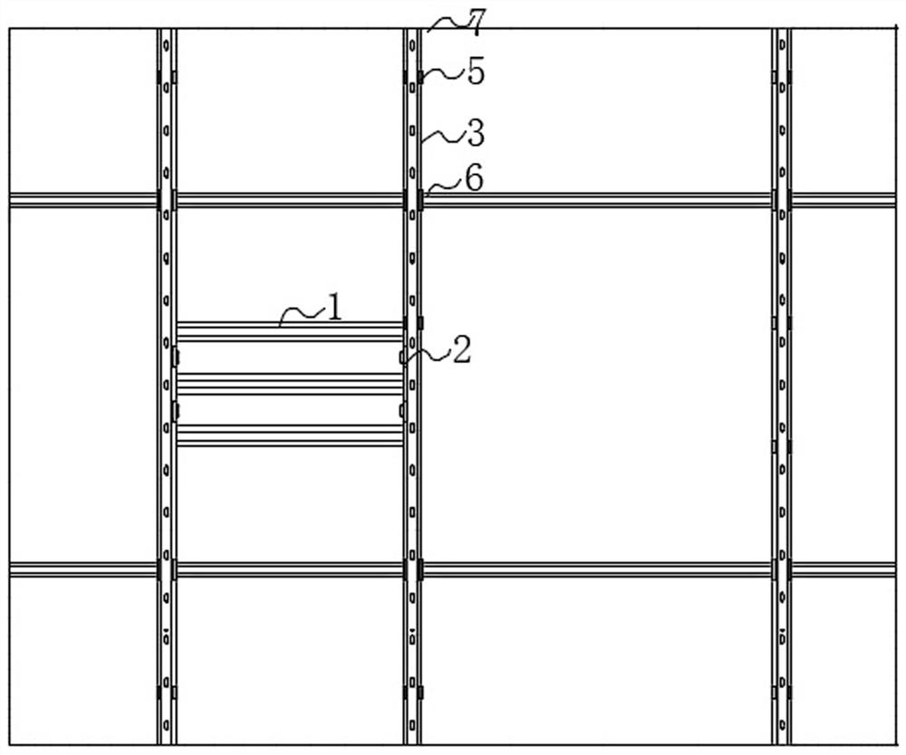 Assembly type light lamp carrying and hanging type rear structure and mounting method