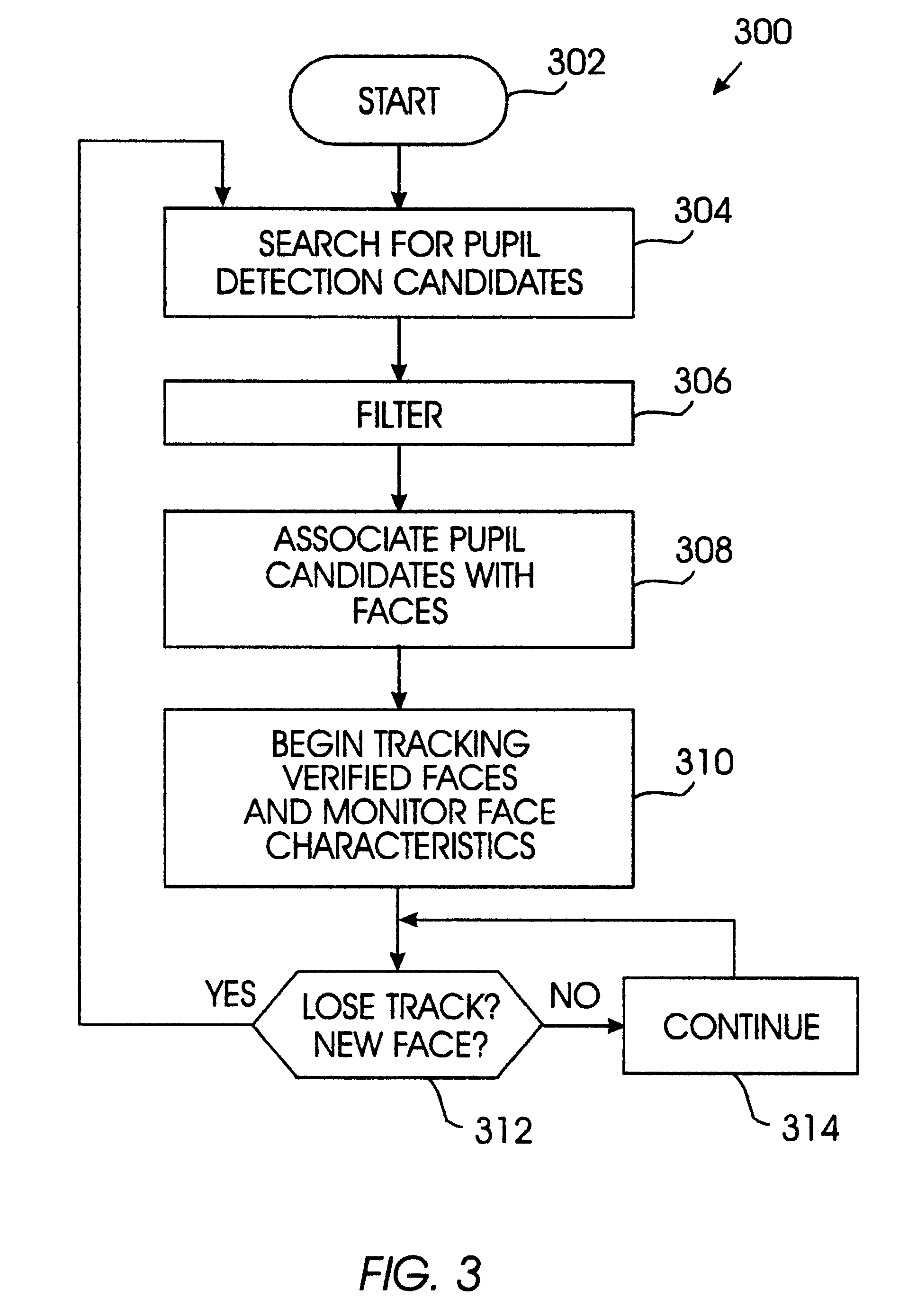 Method and apparatus for associating pupils with subjects