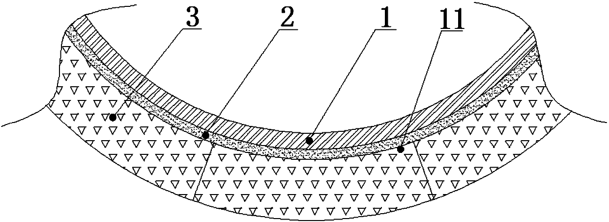 Anti-corrosion anti-seepage layer and manufacturing method thereof