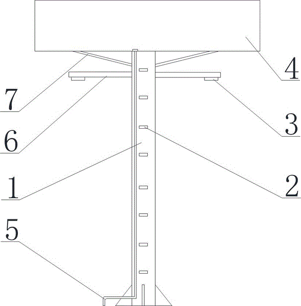 Large-power LED streetlamp suitable for high-rainfall area