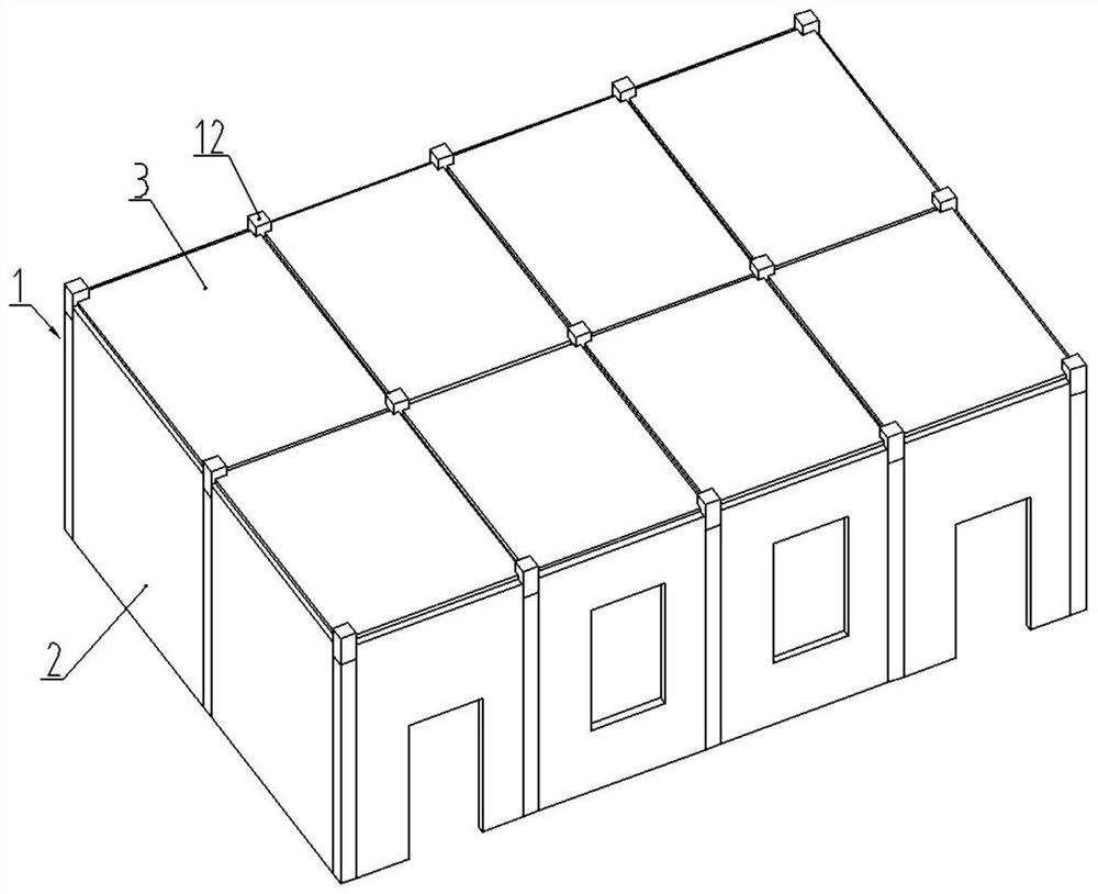 Fully assembled high-rise/super high-rise concrete frame-supported structure system and its construction method