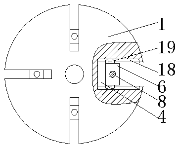 Mechanical circular hole grinding tool