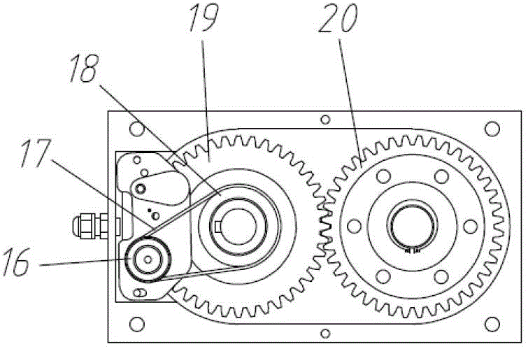 Symmetrical and rotary seedling weeding unit