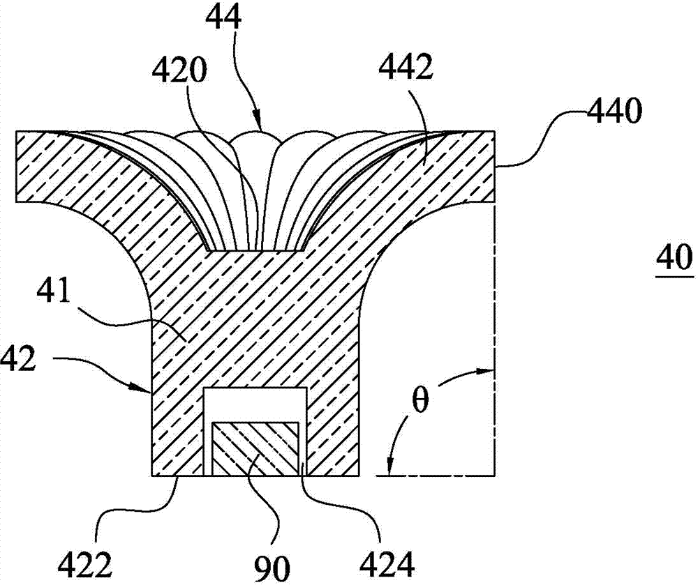 Optic element and lighting device comprising the optic element
