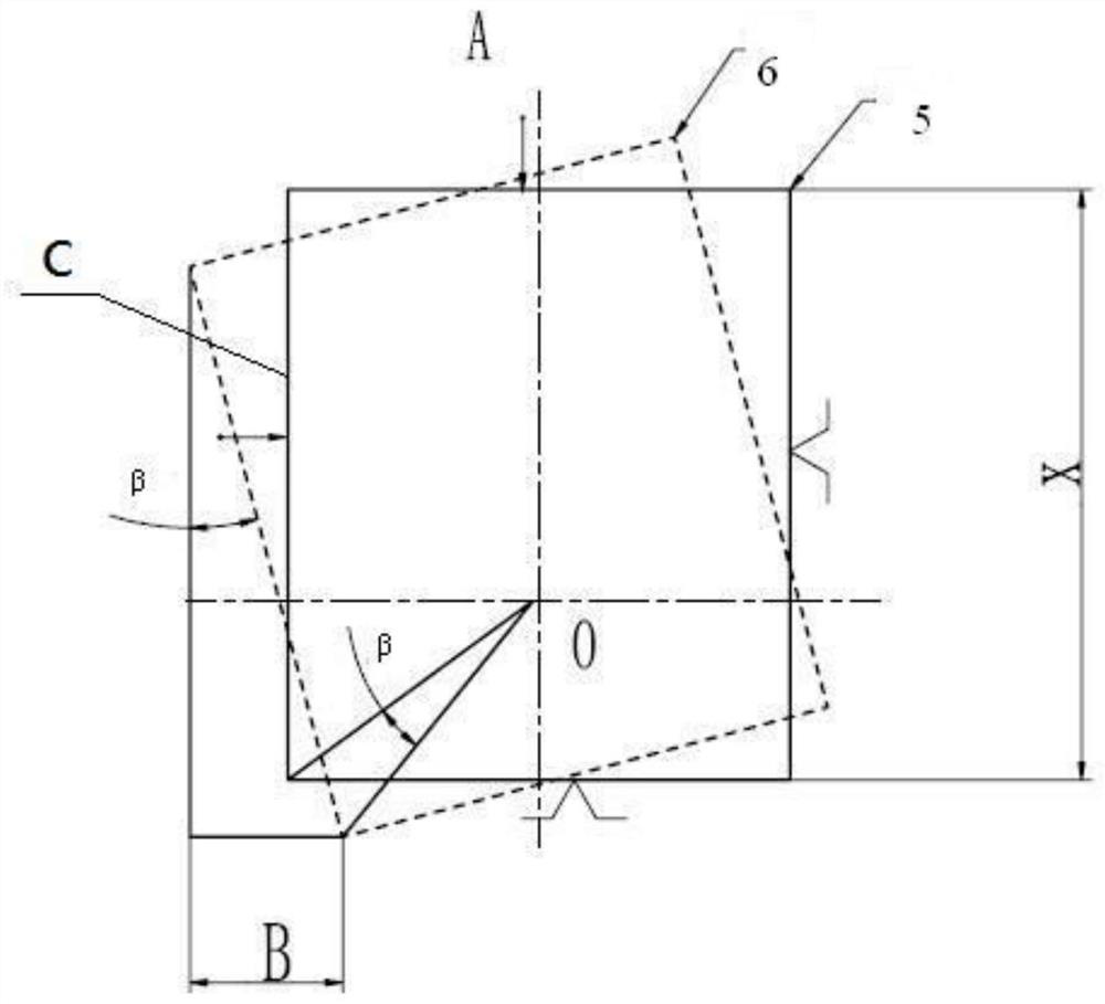 Manufacturing method of rectangular internal thread with fixed starting point