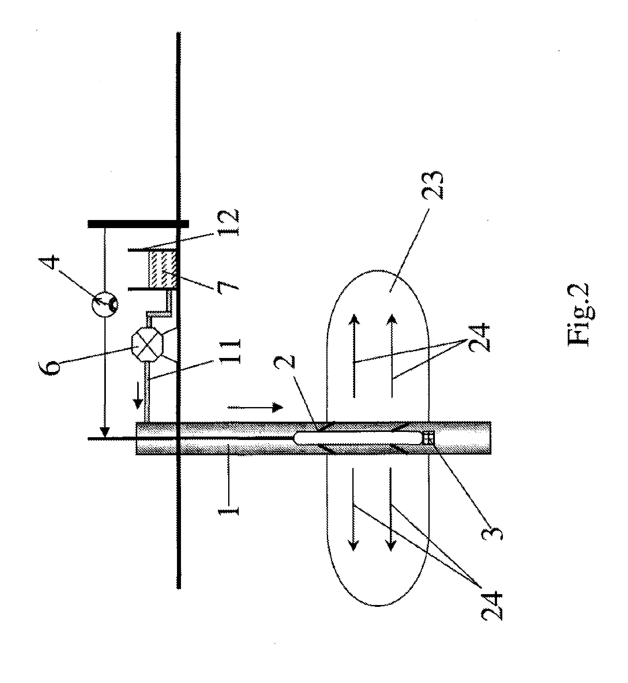 Method and an apparatus for evaluating a geometry of a hydraulic fracture in a rock formation