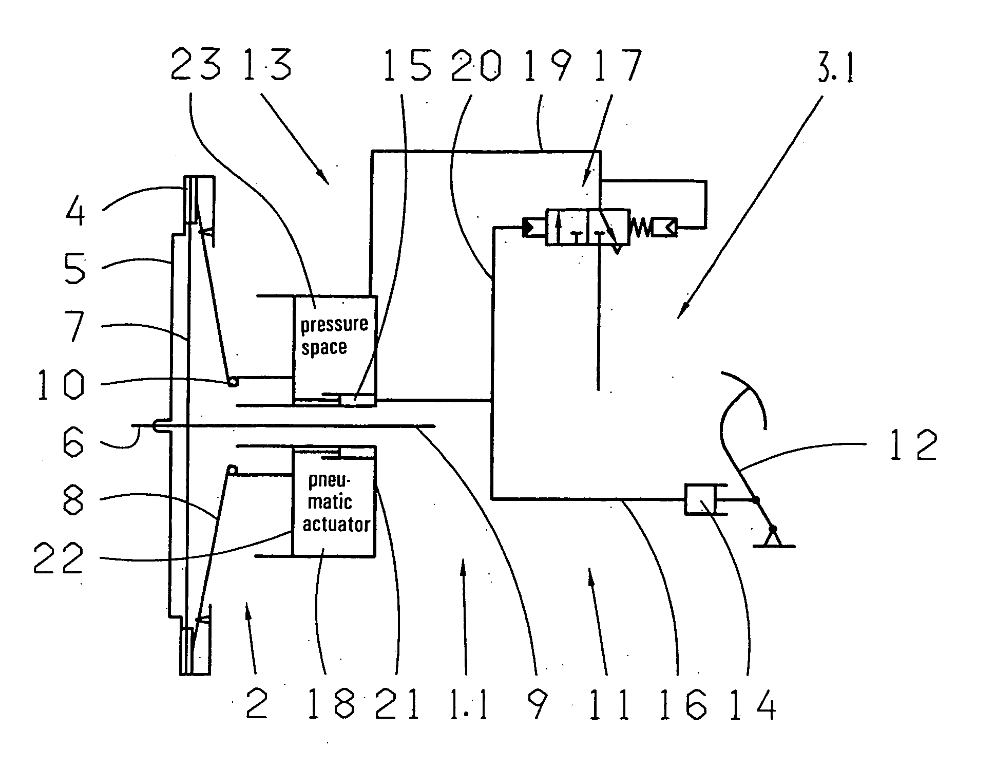 Coupling device of a motor vehicle