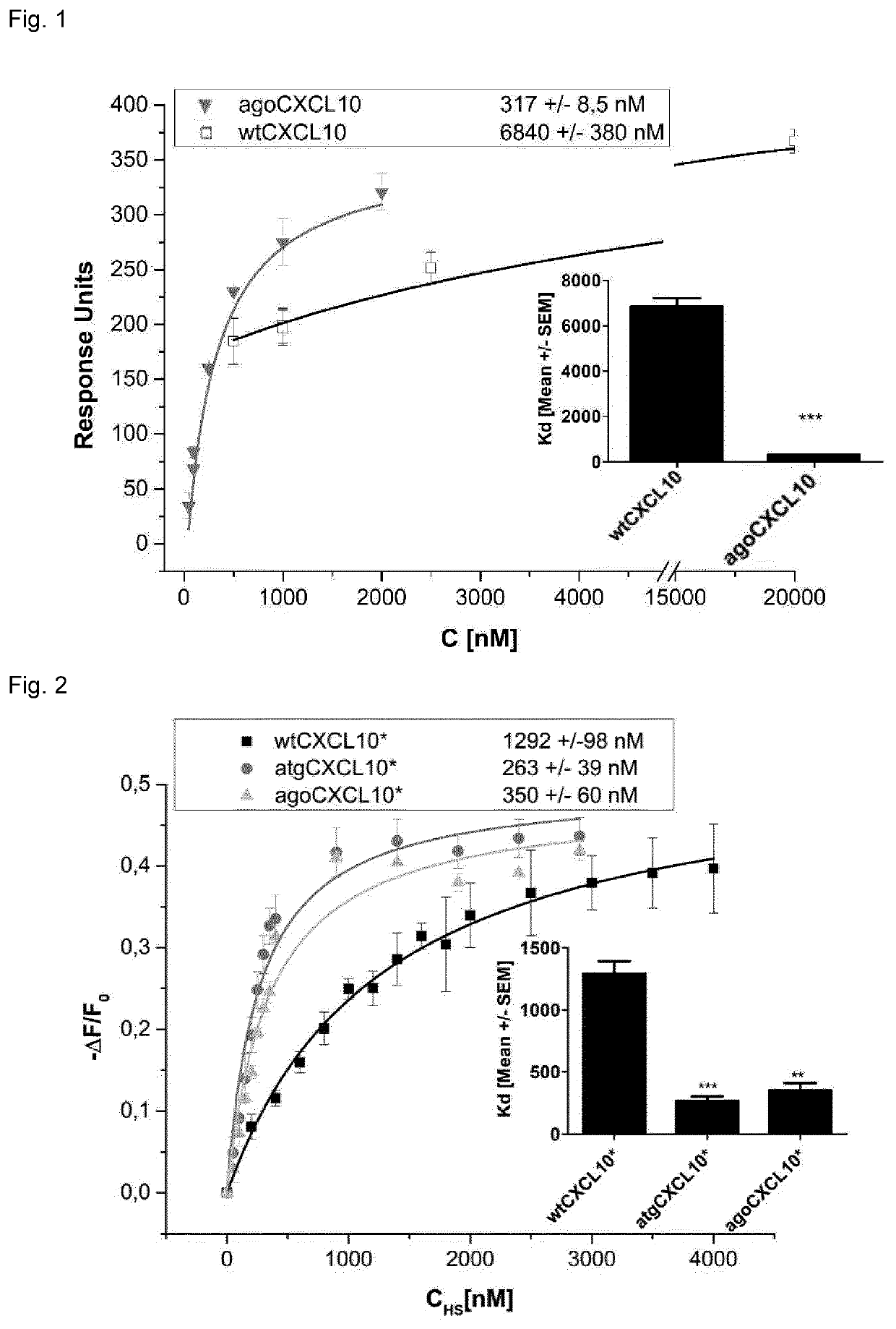 T-cell mobilizing cxcl10 mutant with increased glycosaminoglycan binding affinity