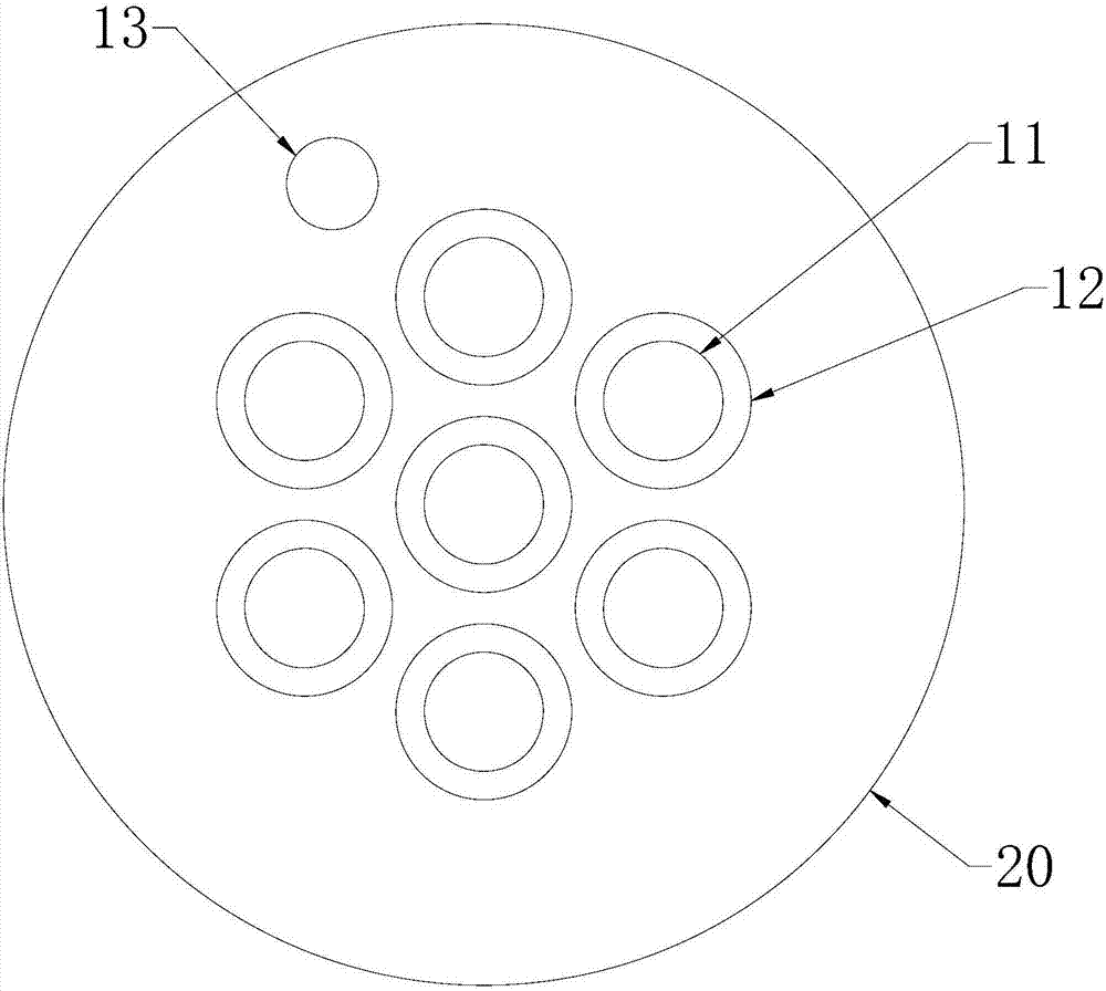 Gas transmission apparatus for hydride vapor phase epitaxy (HVPE), reaction chamber and HVPE device