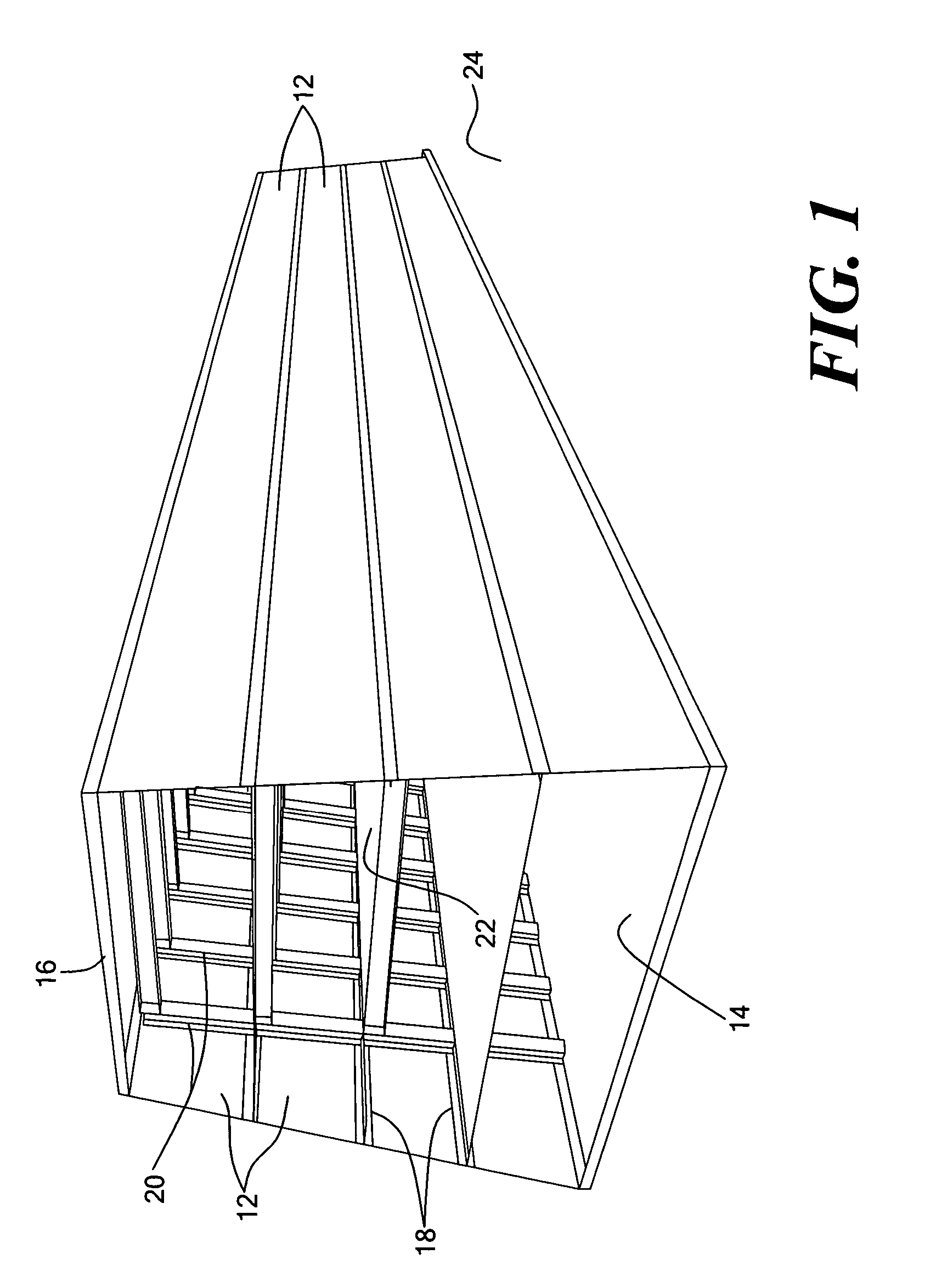 Large composite structures and a process for fabricating large composite structures