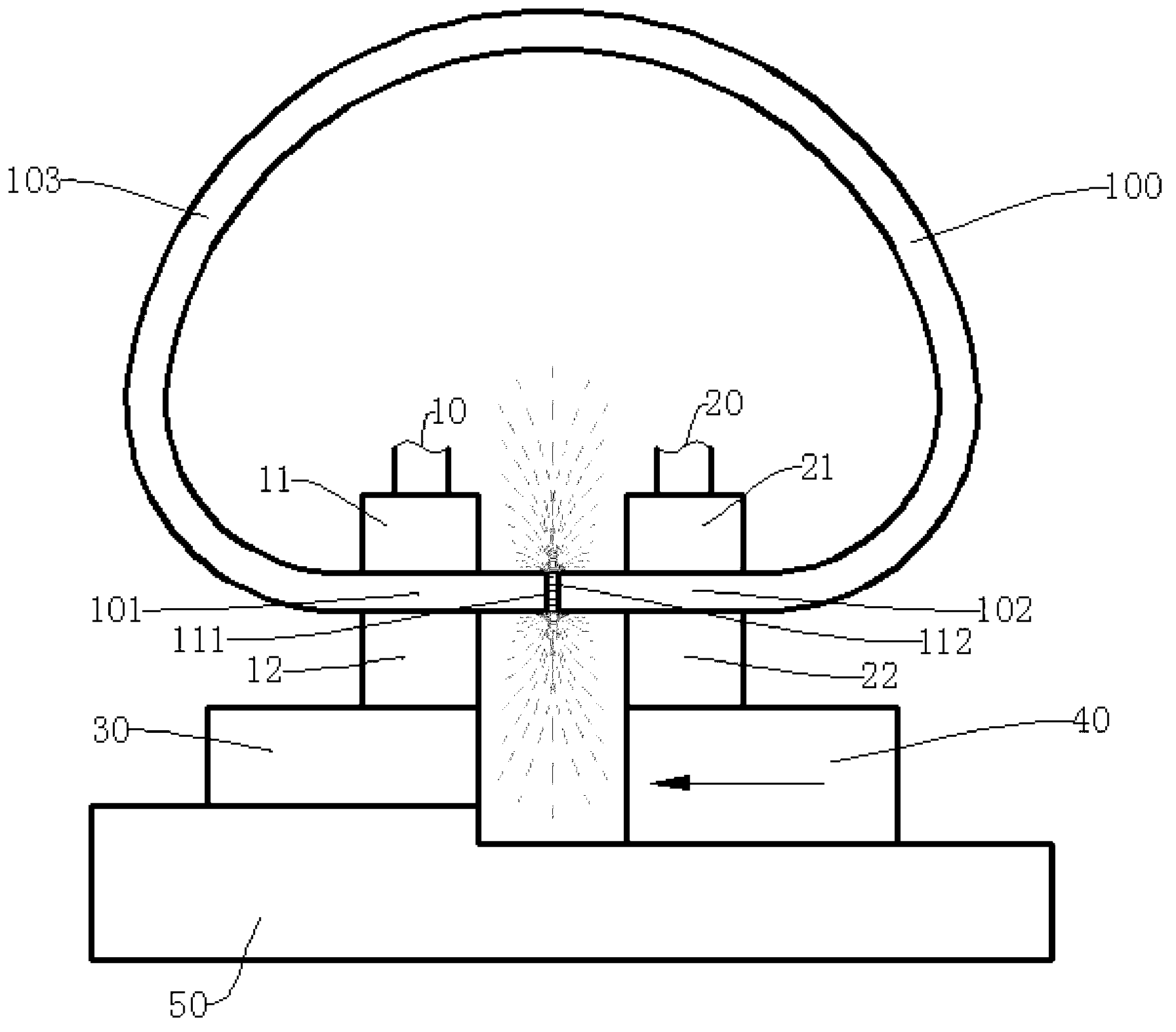 Flash welding forming method of iron-based superalloy thin-wall ring member