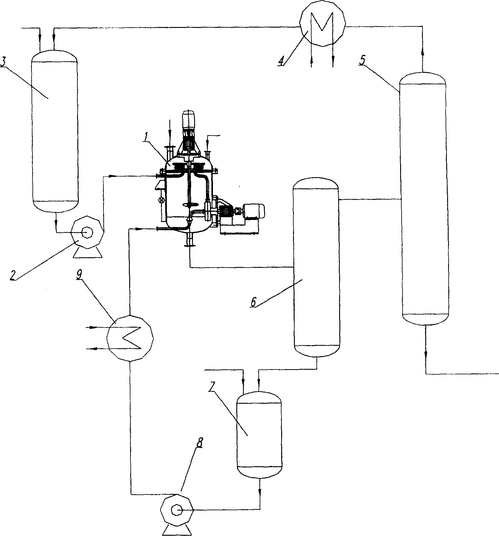Alkylation reaction technique catalyzed by ion liquid and reactor apparatus