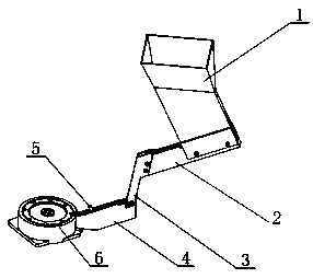 Drop type reaction cup automatic arrangement mechanism