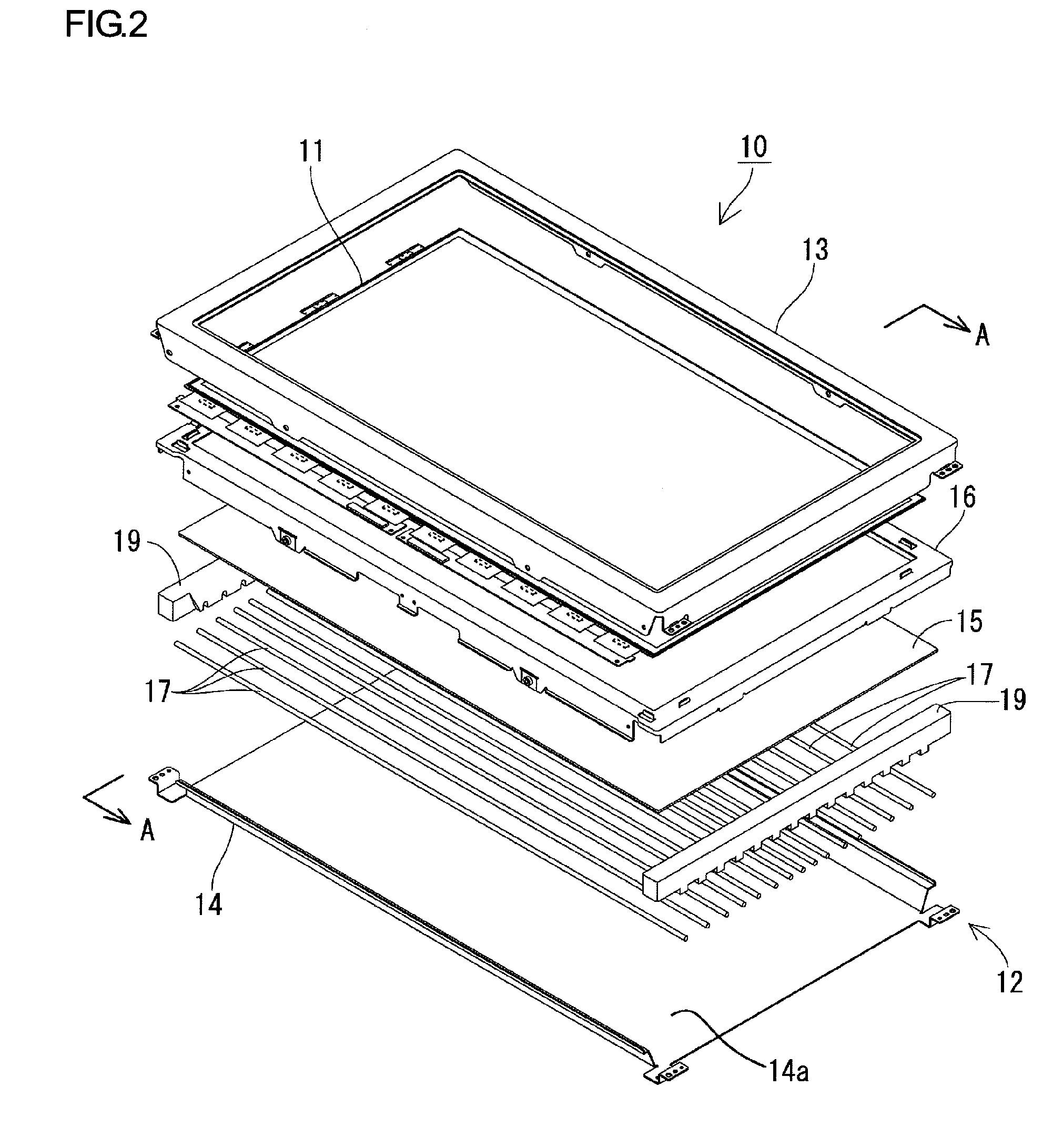 Liquid crystal device and television receiver