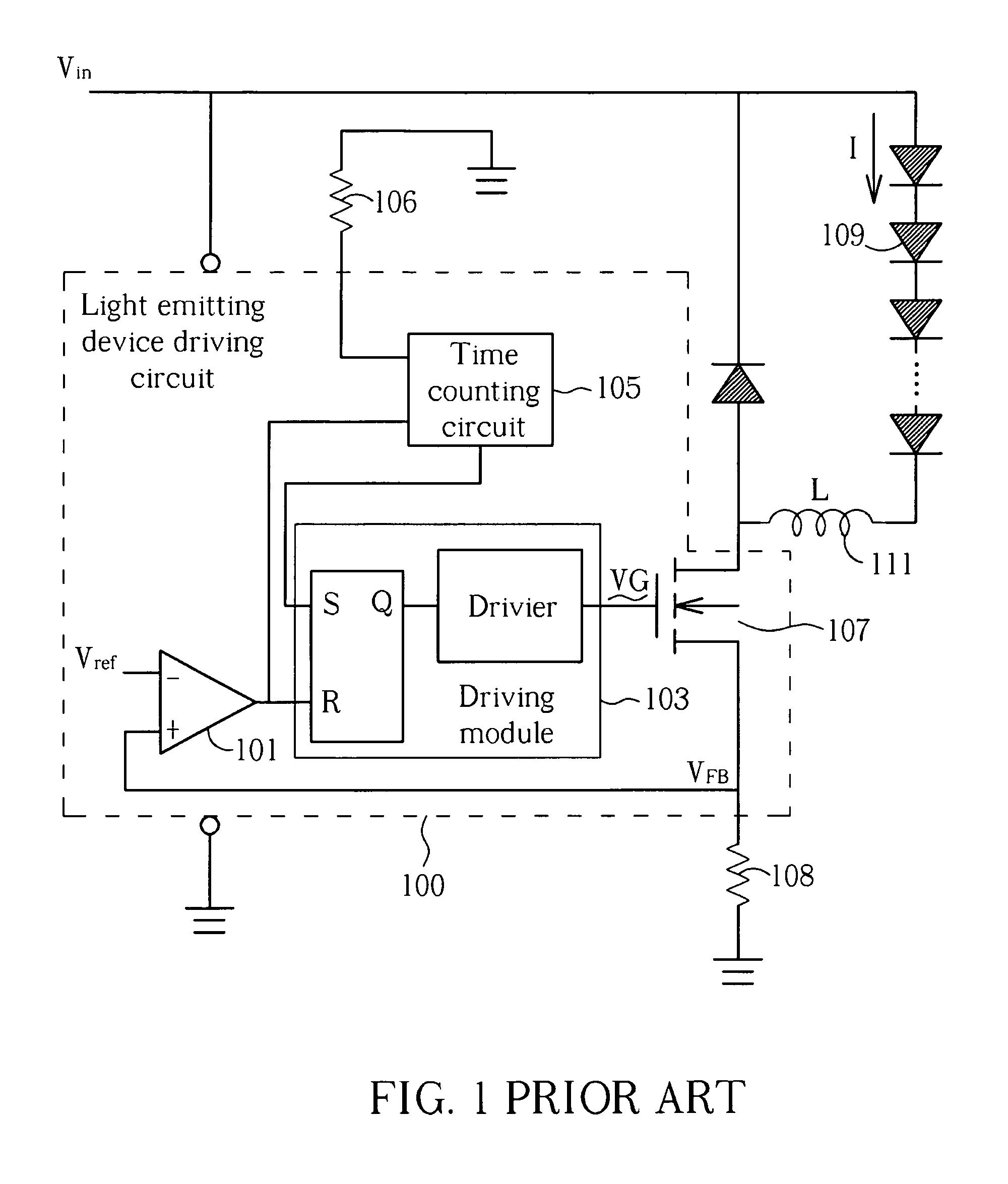 Driving circuit for light emitting device with compensation mechanism and driving method thereof