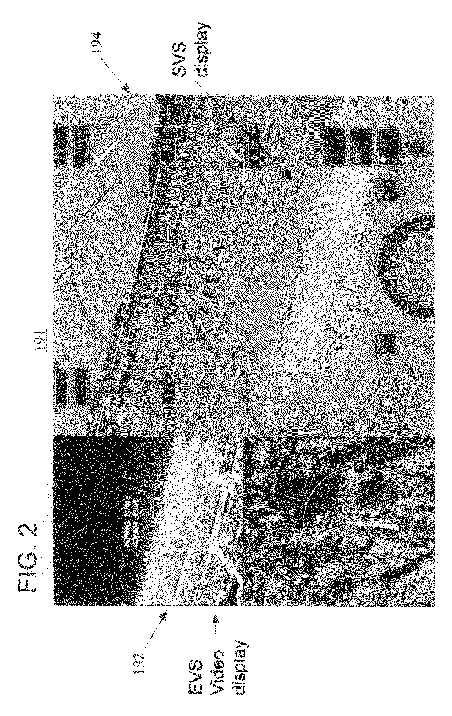 Vehicle display system and method with enhanced vision system and synthetic vision system image display