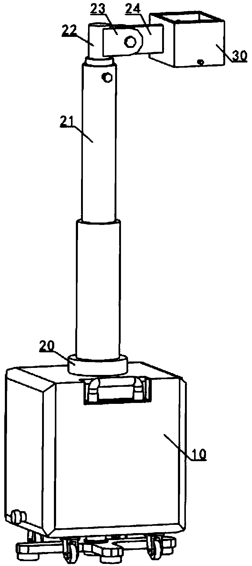 Conveying device for instrument calibration equipment