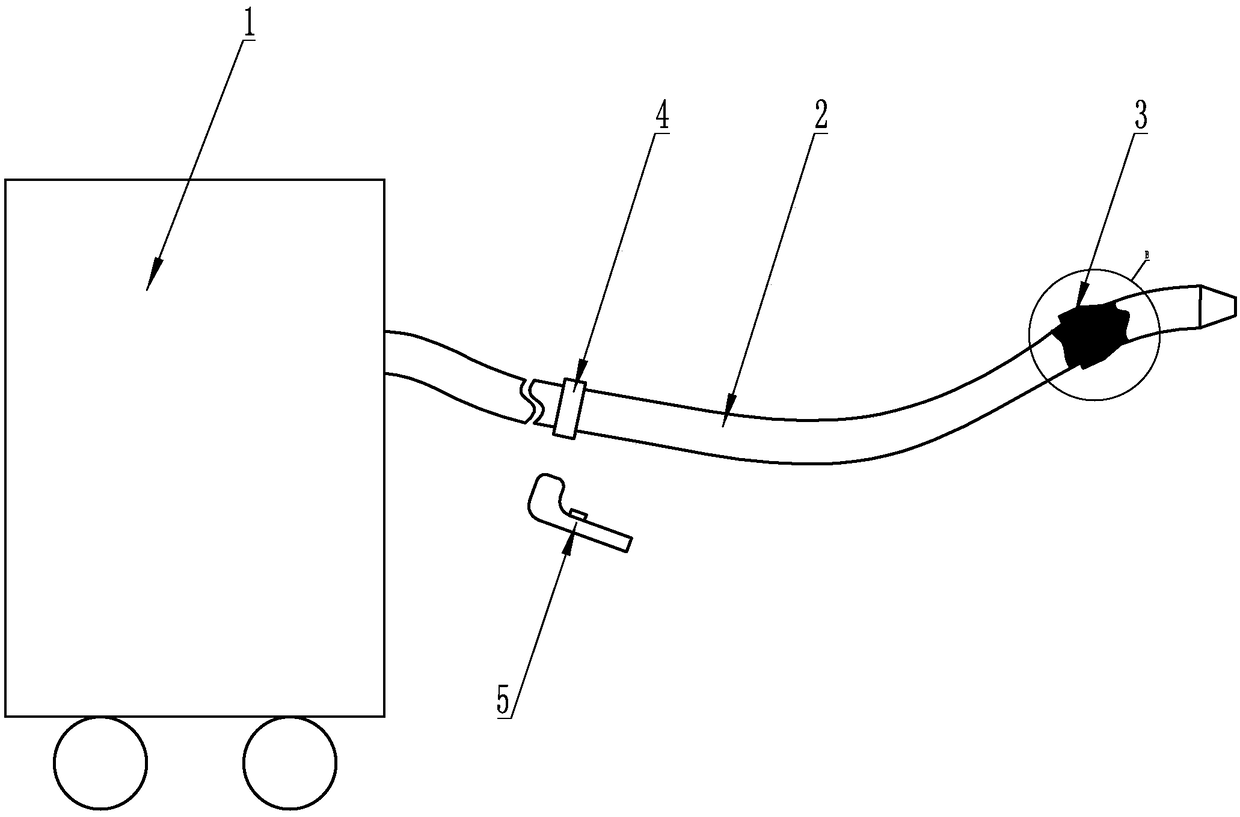 Accurate temperature-control heating perfusion treatment device based on UHF RFID technology