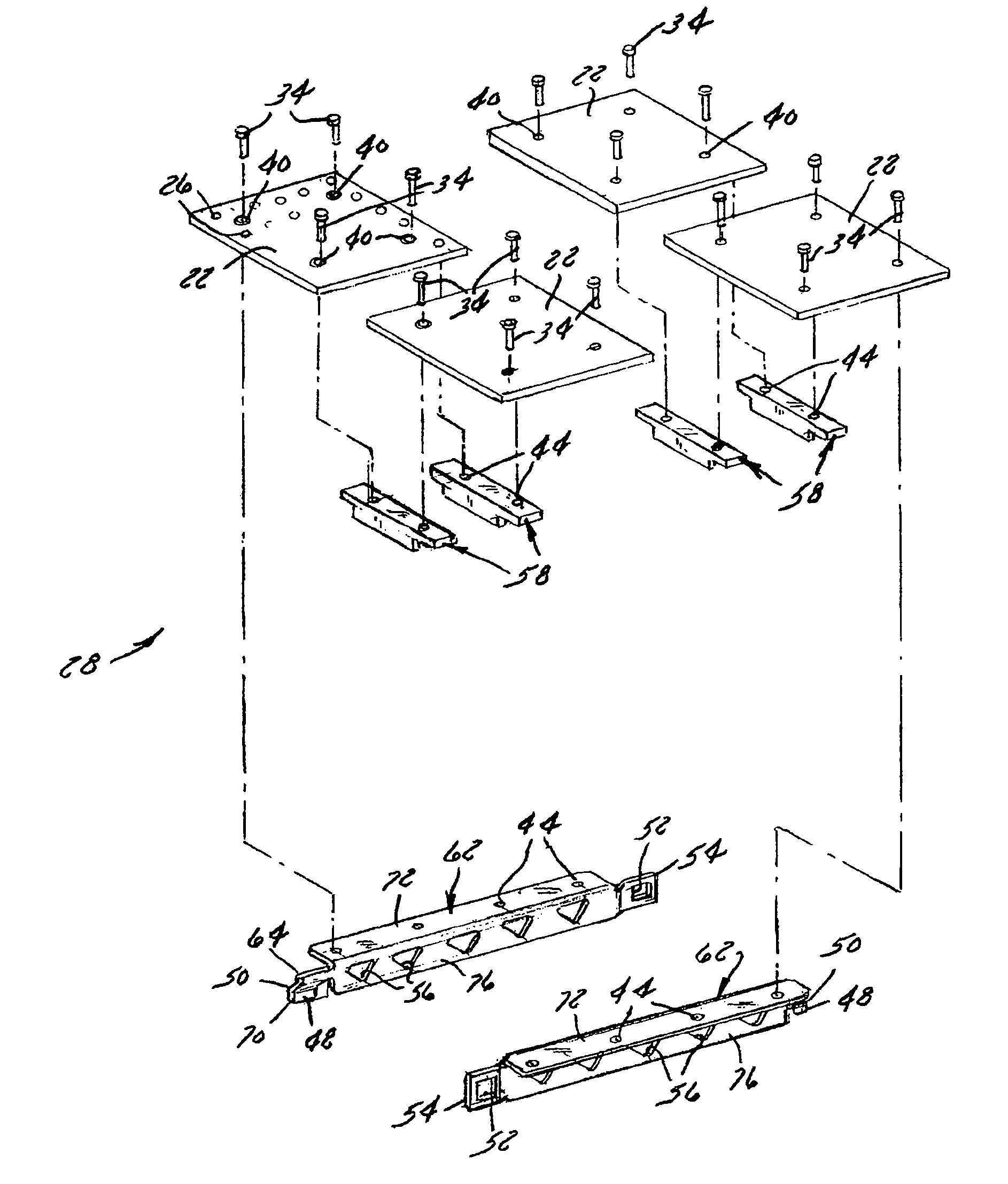 Tactile plate assembly