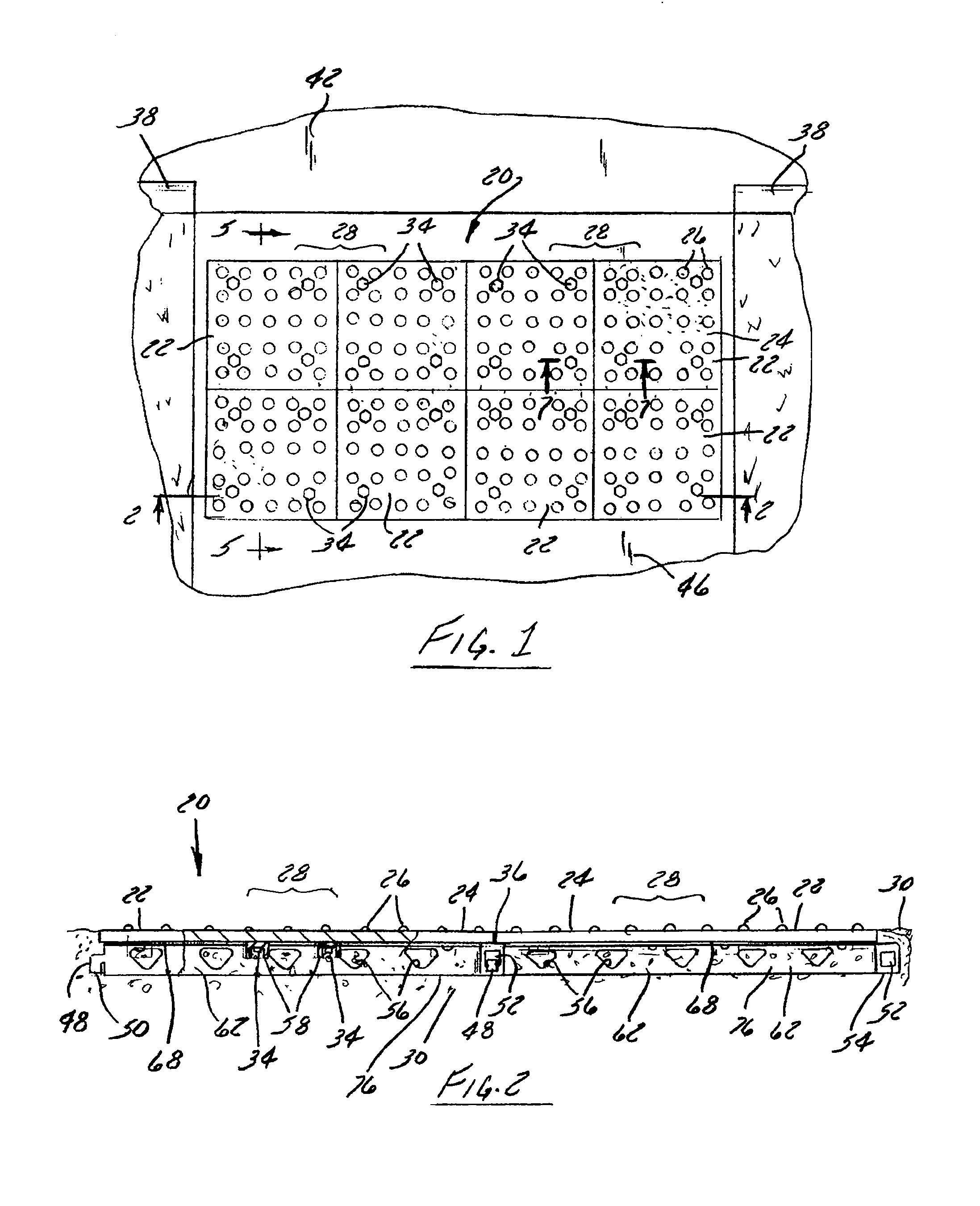 Tactile plate assembly