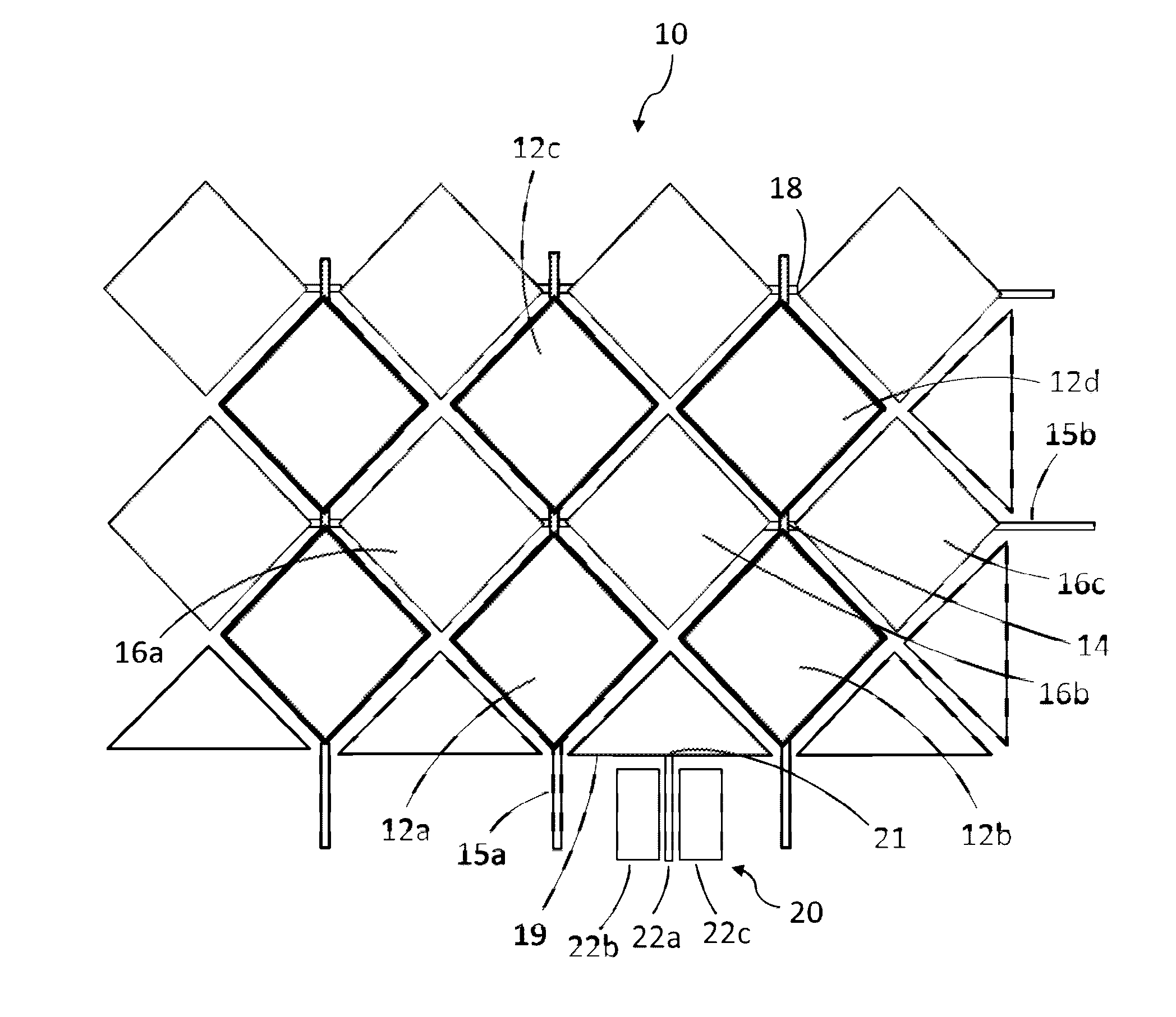 Touchscreen antenna system and design method thereof