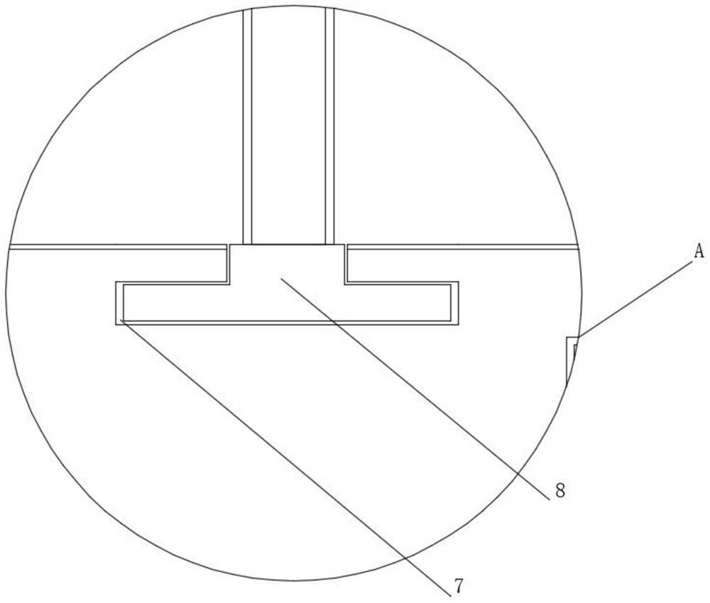 Dust-free cutting device for fabric production