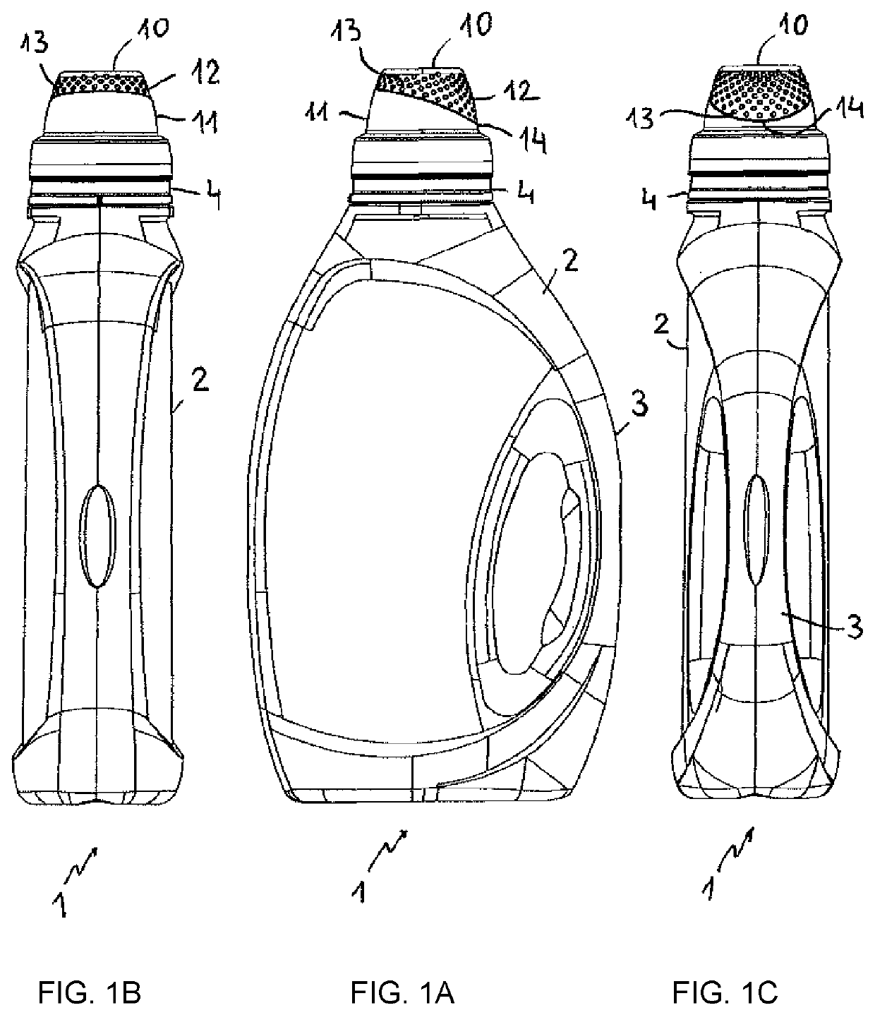 Closure Cap For A Detergent Bottle