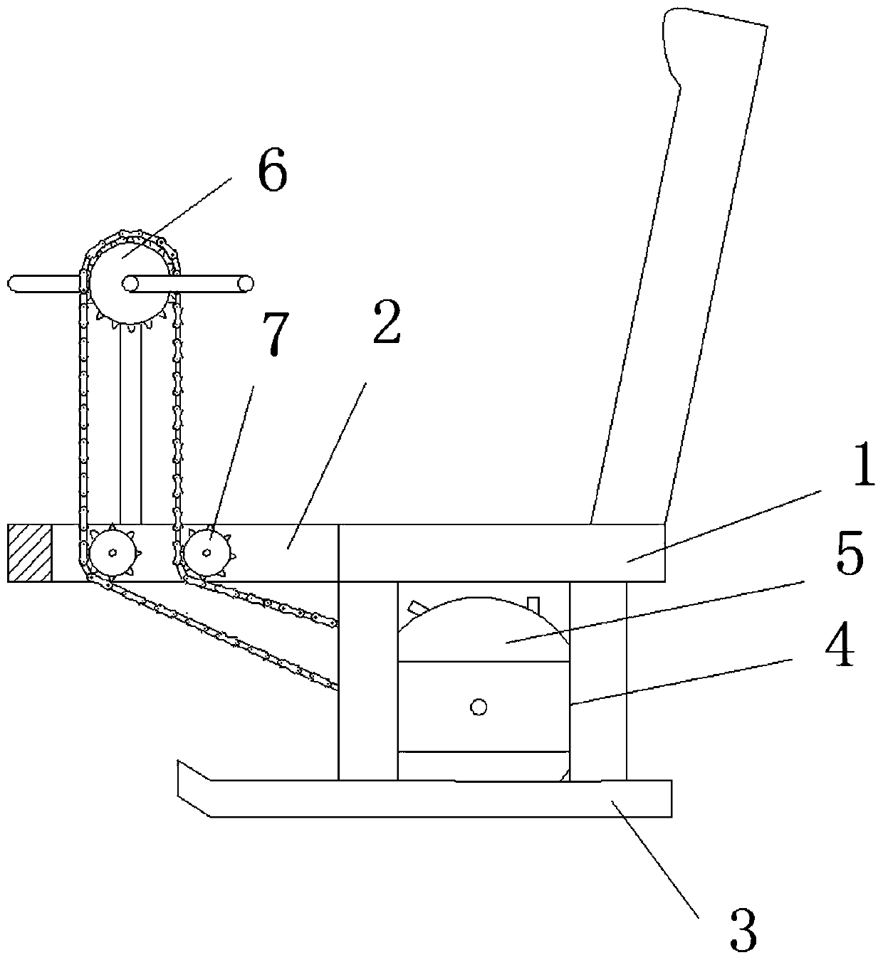 An ice skating tool