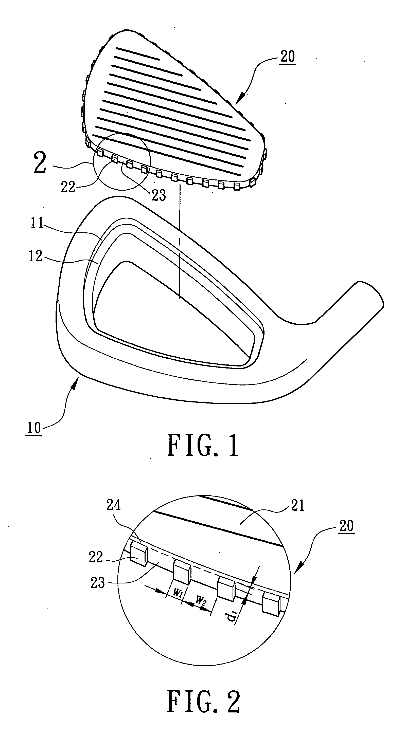 Connecting structure for a striking plate of a golf club head