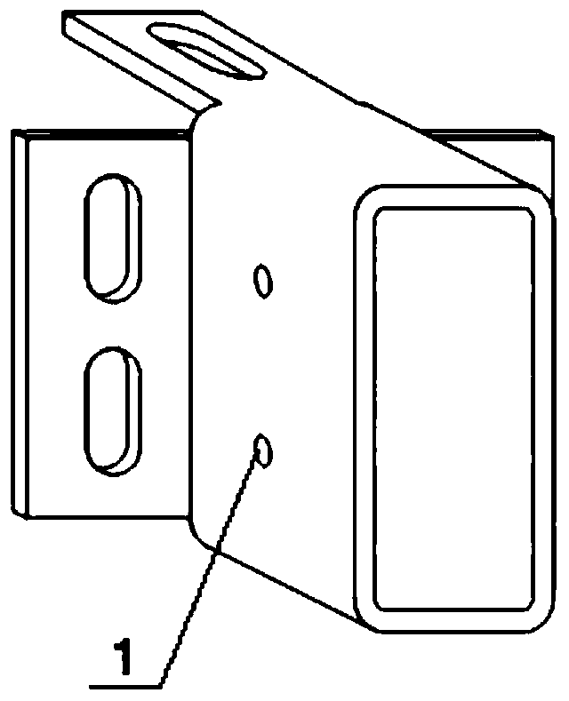 Back-bolt type connector for curtain walls