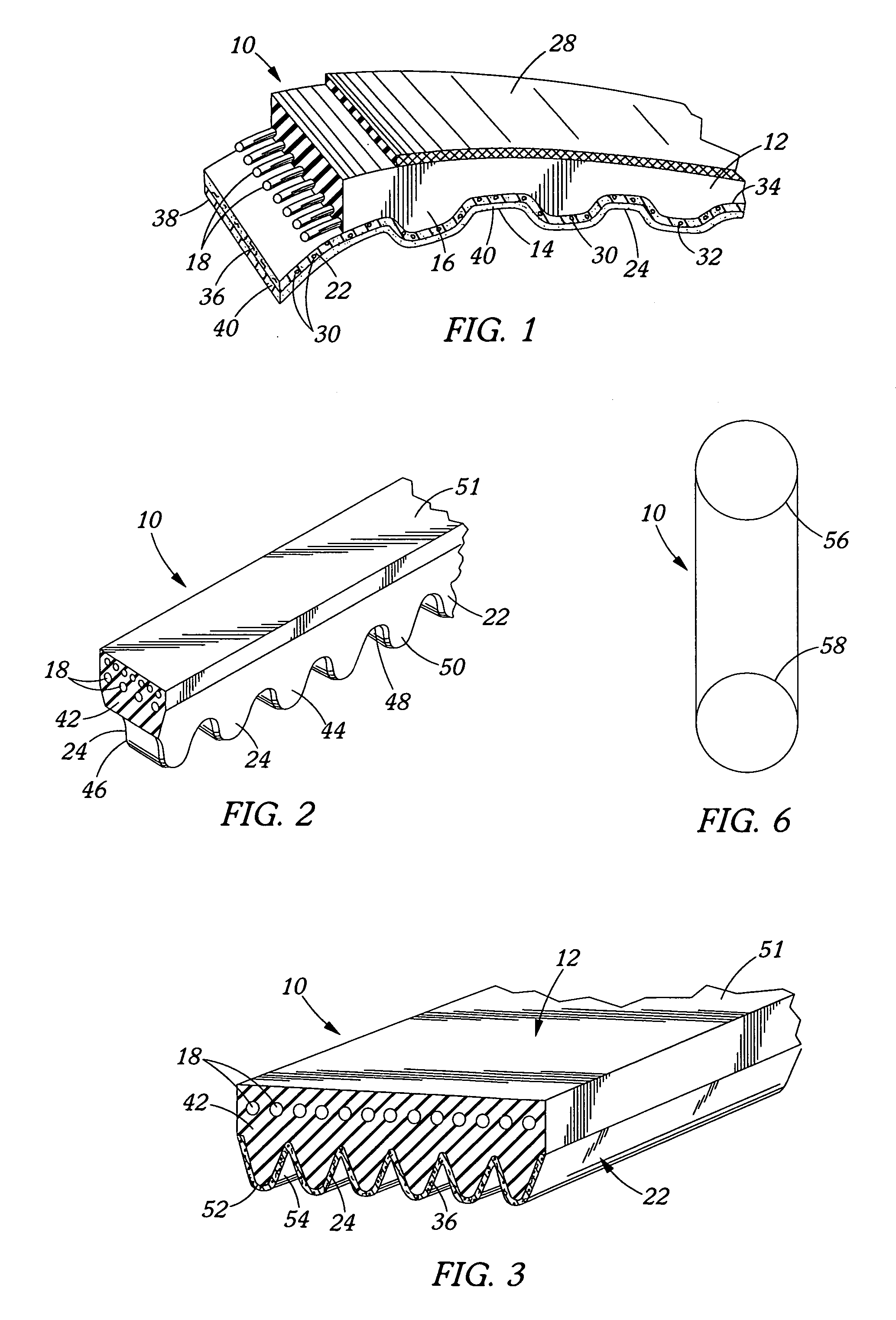 Power transmission belt and a process for its manufacture