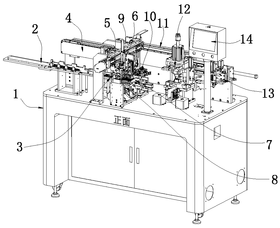 Automatic dome attaching machine and working method thereof