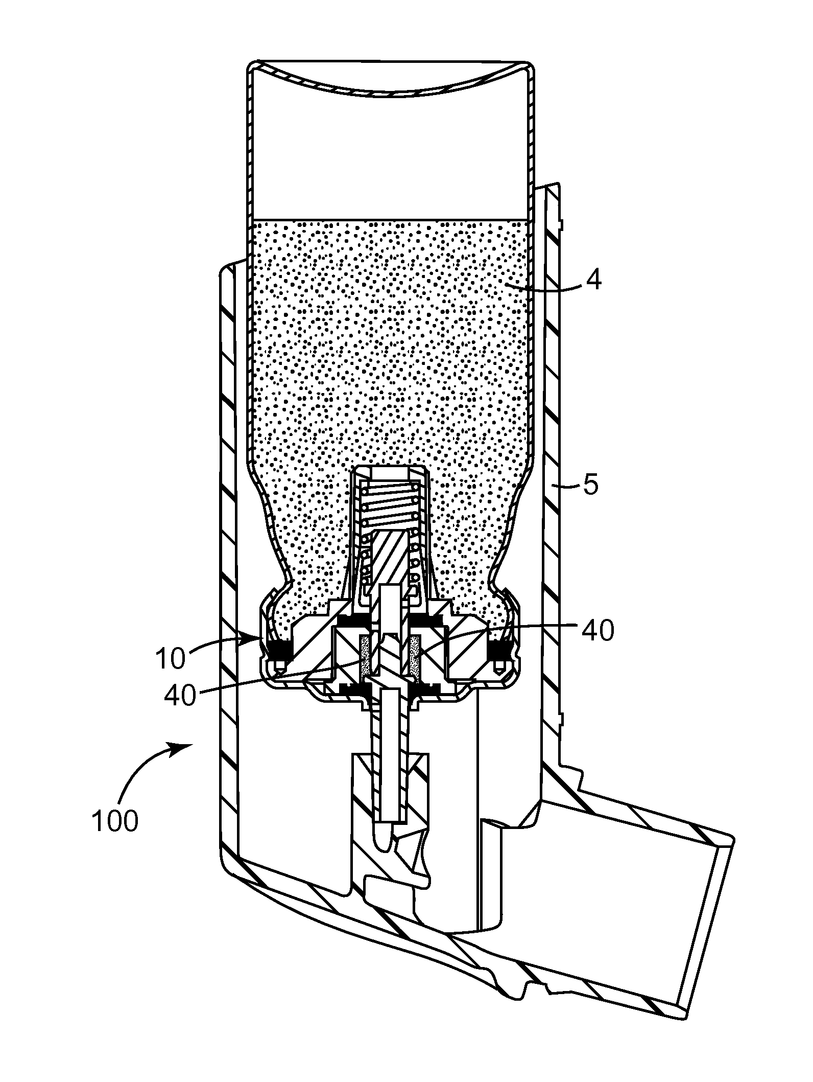 Metered dose valves and dispensers