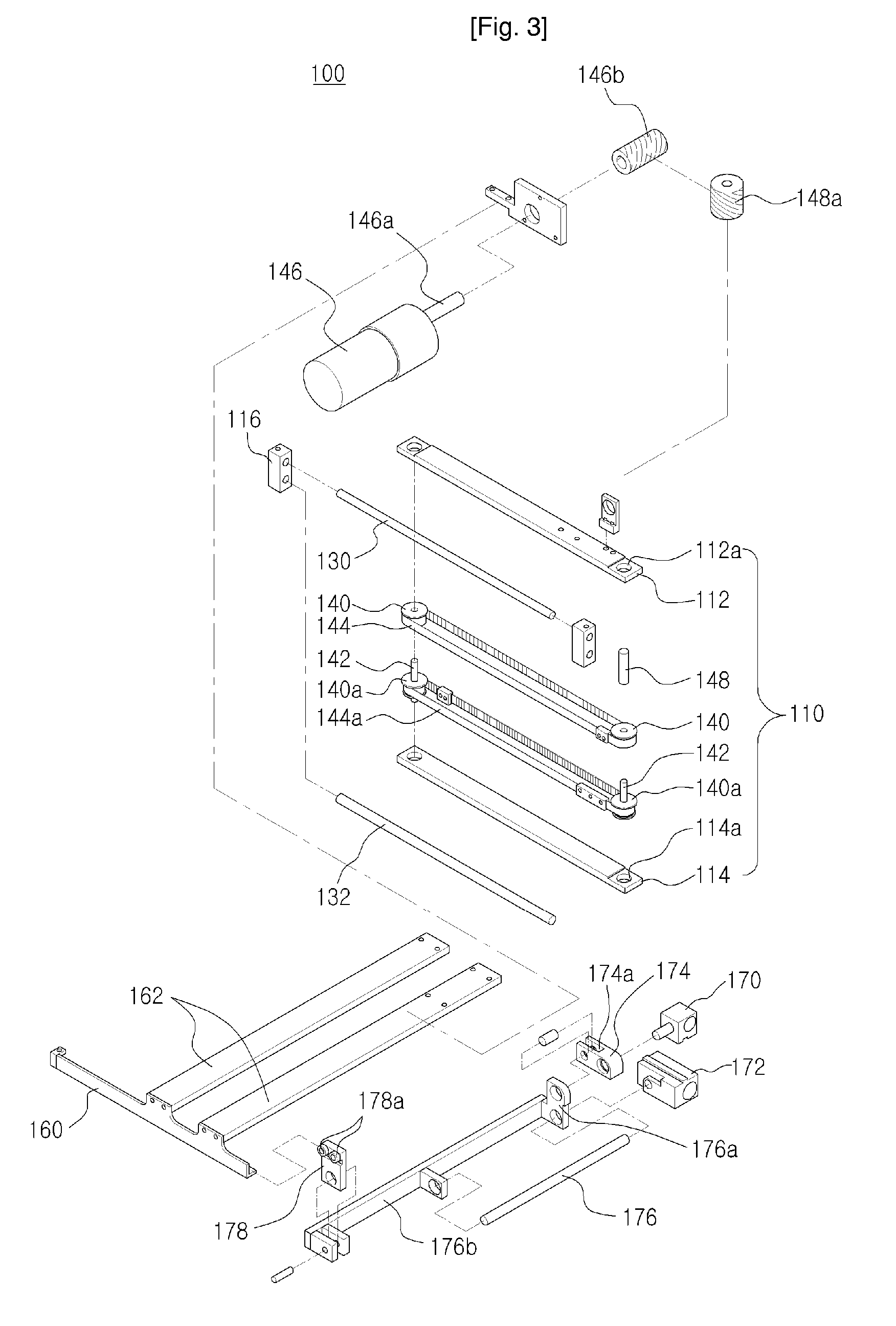 Electromotive sunvisor assembly of a vehicle and the method thereof