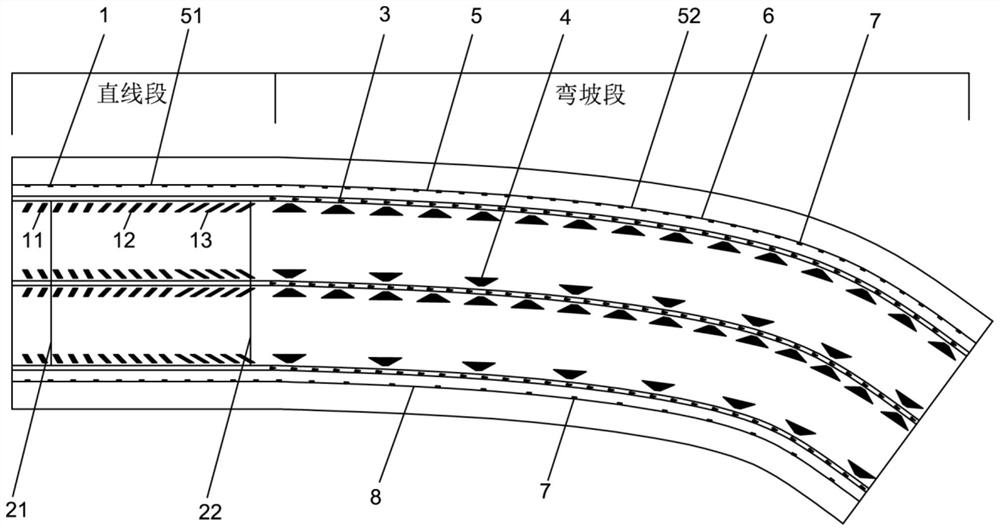 A Line-of-Sight Induction System for Horizontal and Longitudinal Sections of Expressway Tunnels