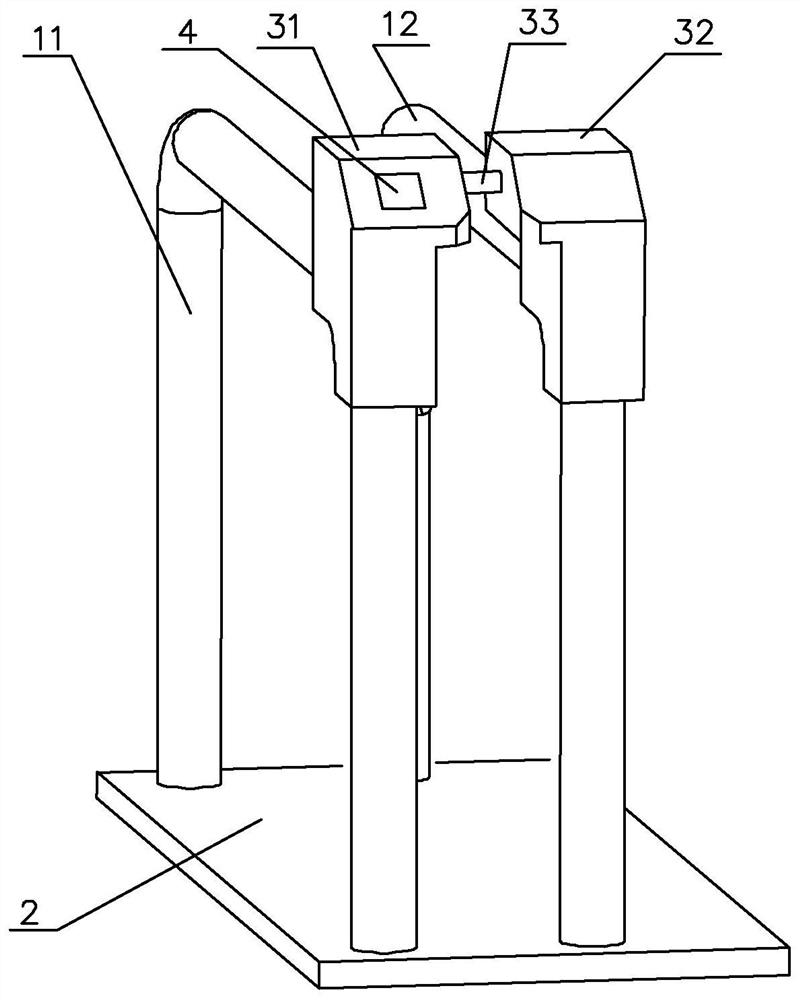 Shared bicycle parking pile system