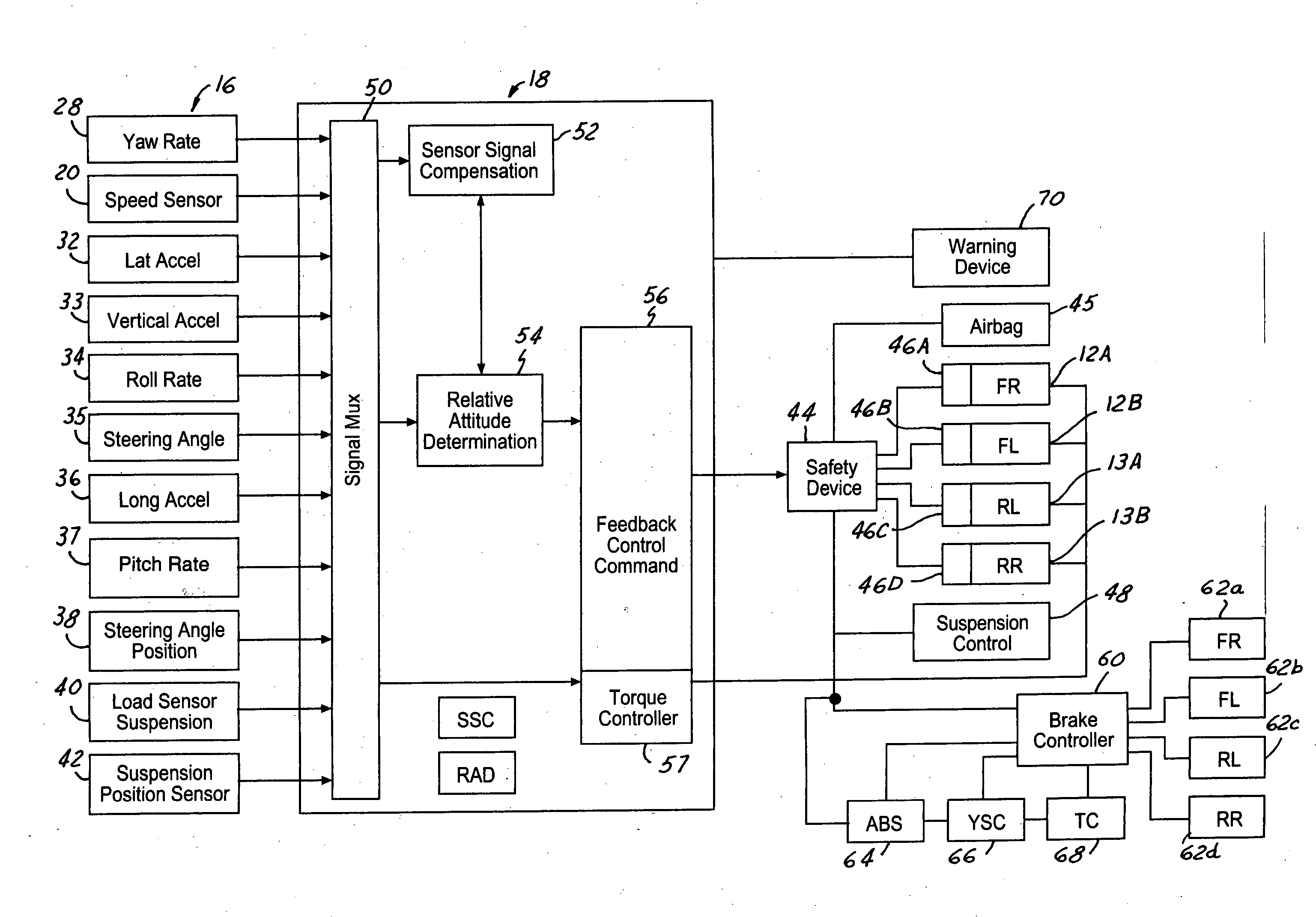 Tire abnormal state monitoring system for an automotive vehicle