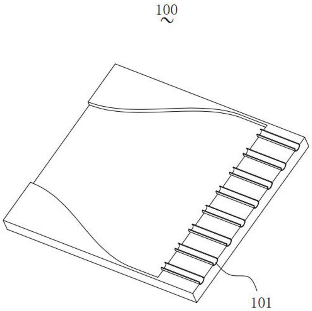 Auxiliary jig for optical fiber distribution box and optical fiber distribution box