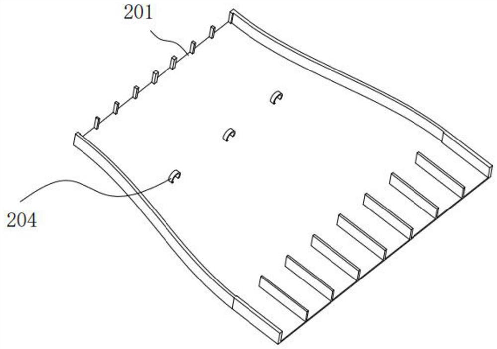 Auxiliary jig for optical fiber distribution box and optical fiber distribution box