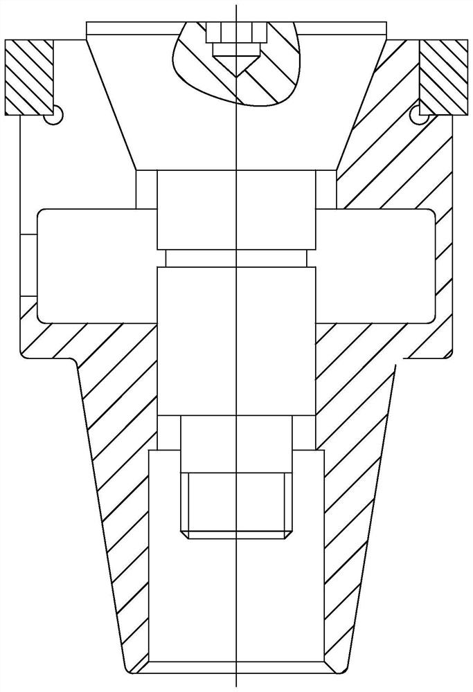 Processing method of silicon bronze solid cage of short cylindrical roller bearing without ribs on outer ring