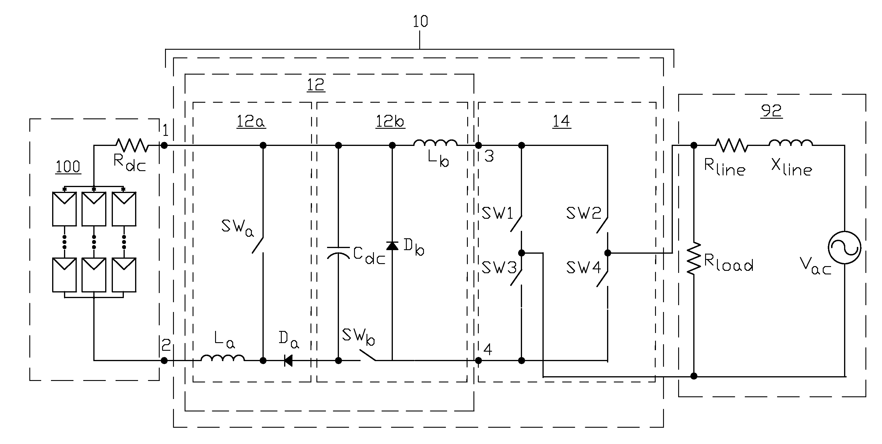 Multiphase grid synchronized regulated current source inverter systems