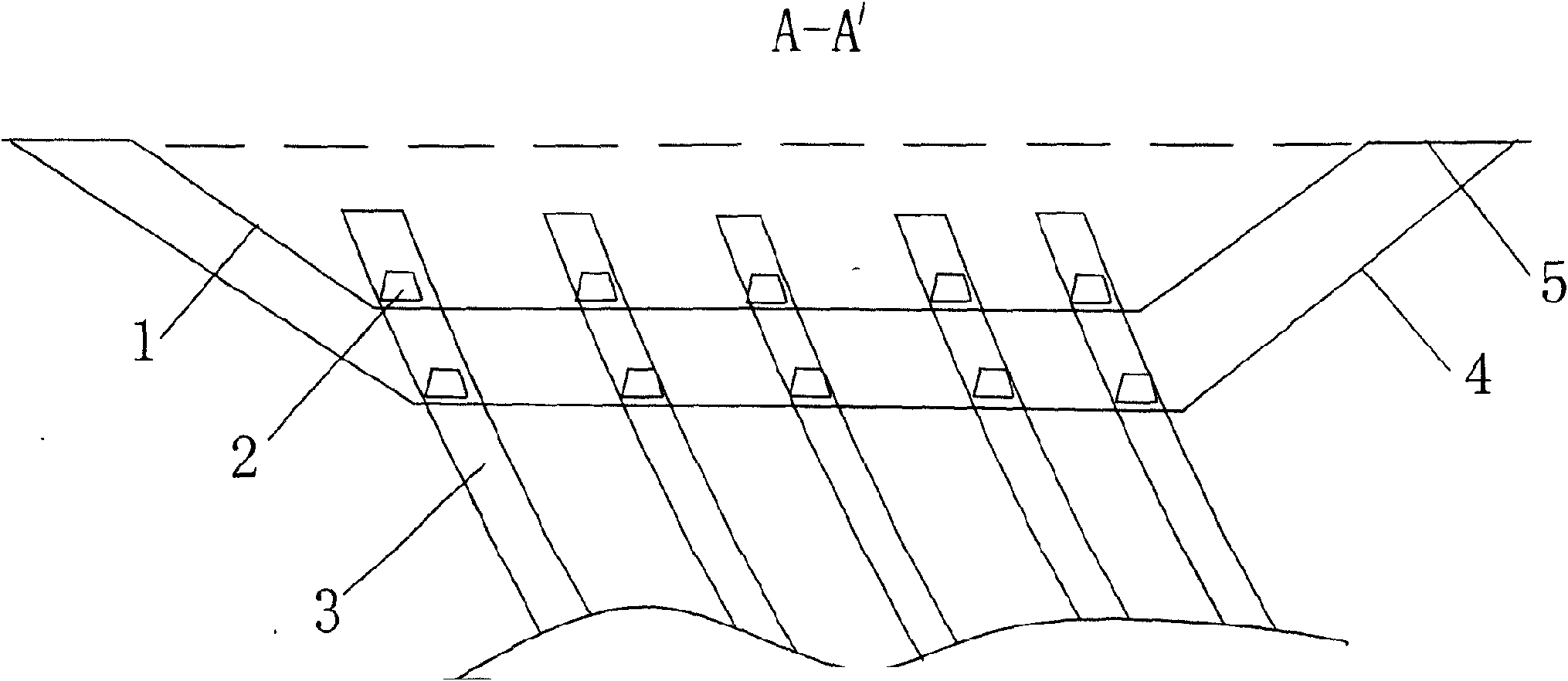 Opencast combined mining method of steeply inclined coal seam groups