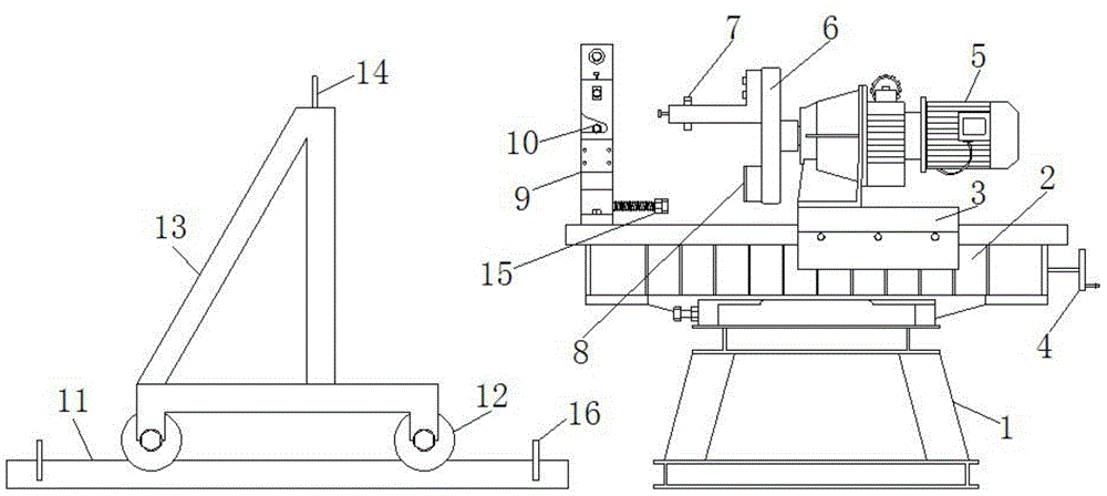 PE liner tank opening trimming system