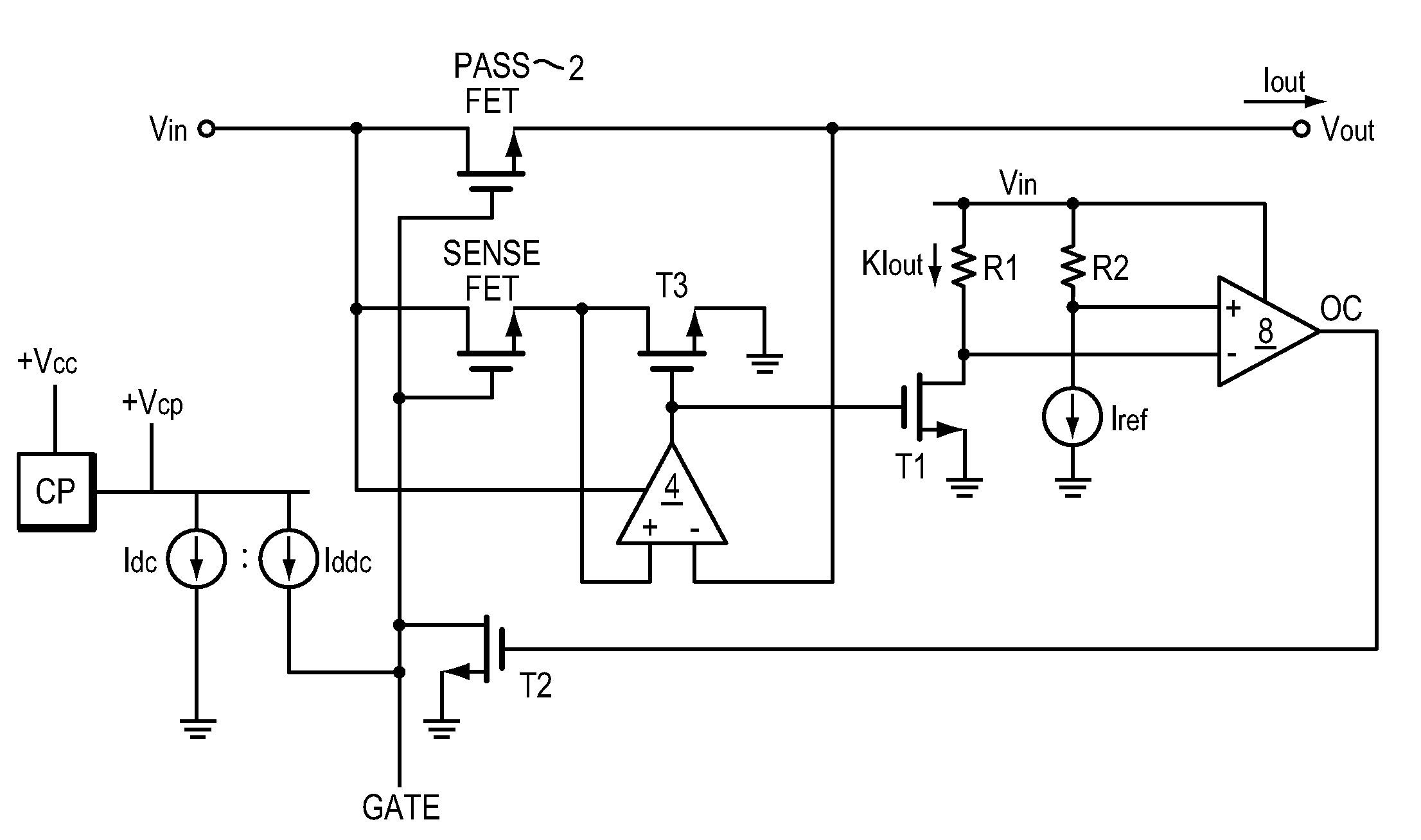 Hot swap controller with zero loaded charge pump