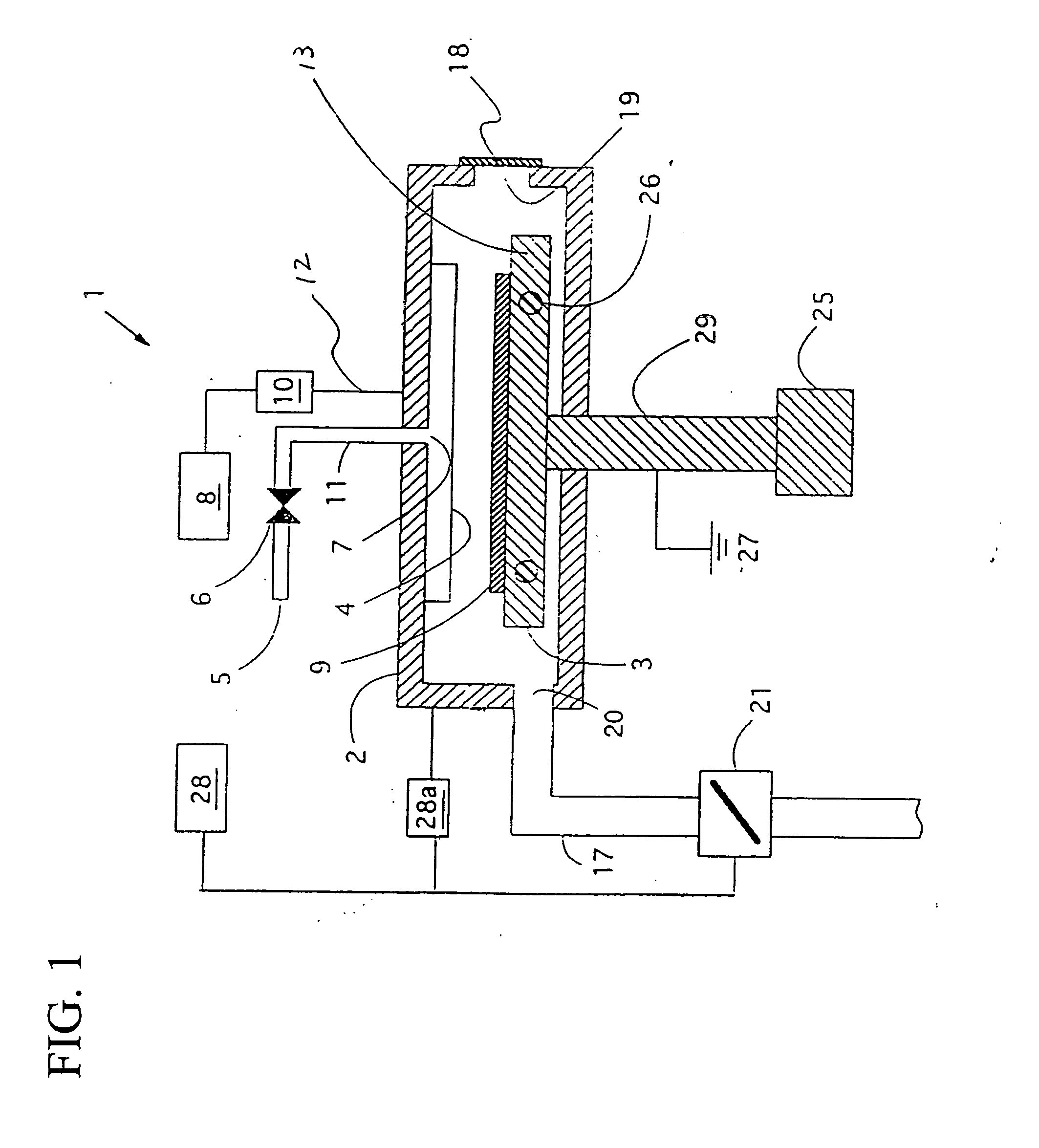Thin-film forming apparatus having an automatic cleaning function for cleaning the inside