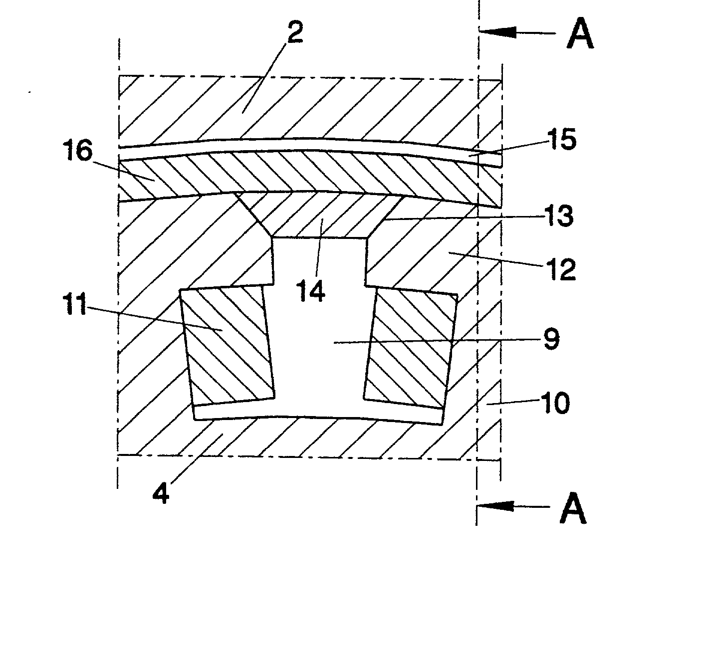 Axial cooling of a rotor